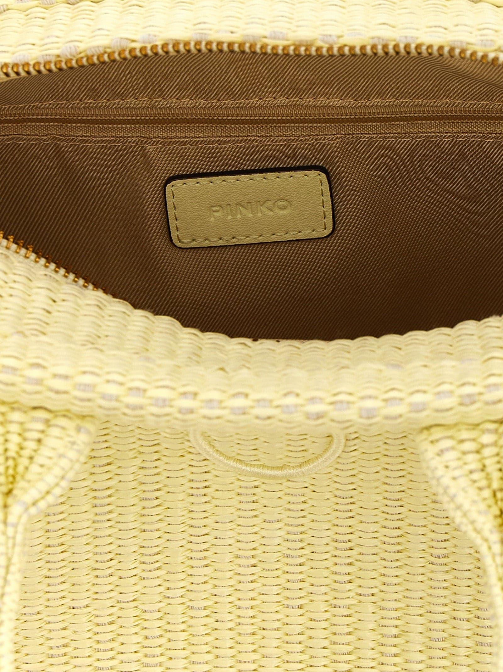 PINKO Bicolor Polypropylene Tote Bag - 4