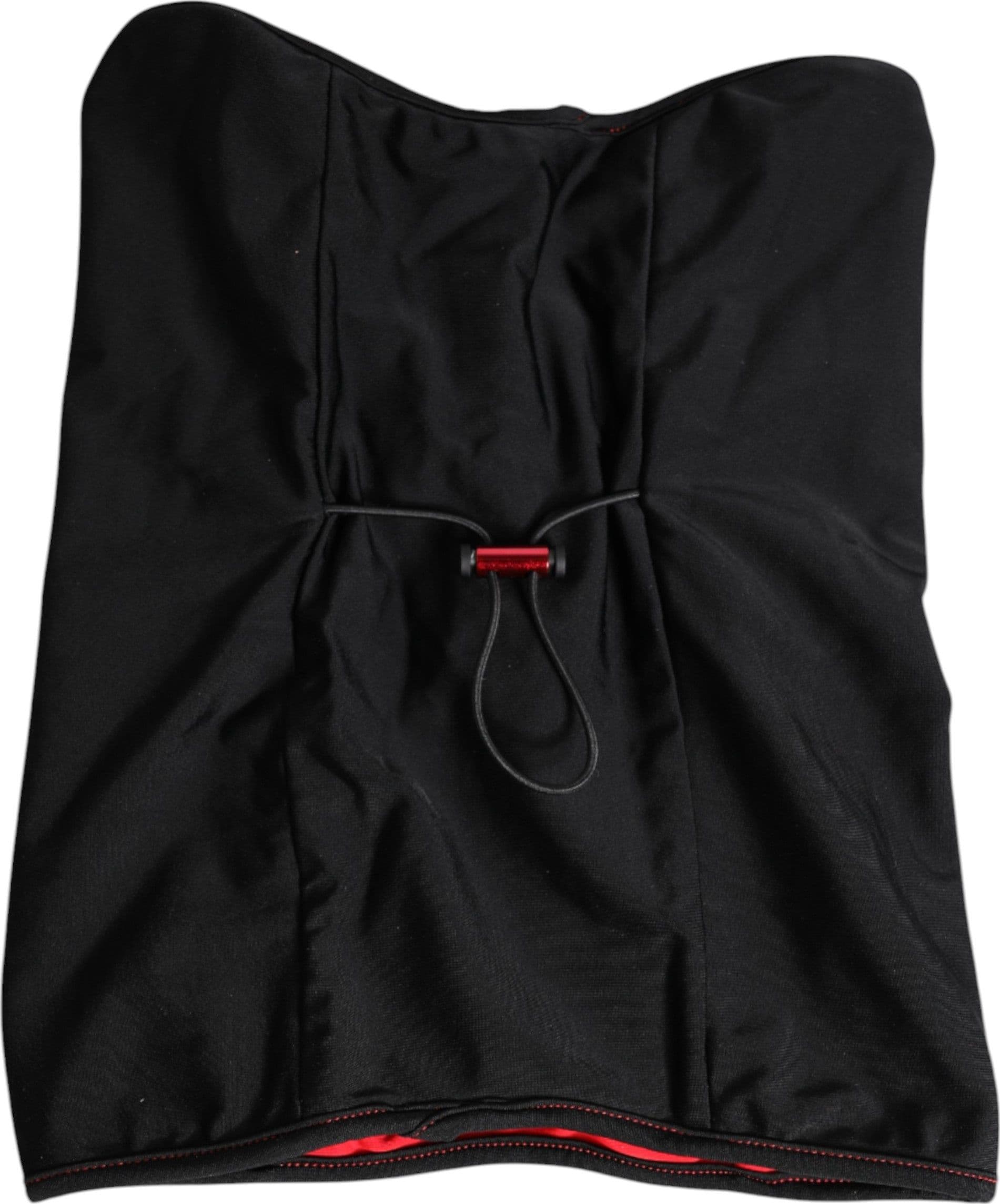 Dolce & Gabbana Black Nylon Knitted Neck Warmer Balaclava Scarf - 5