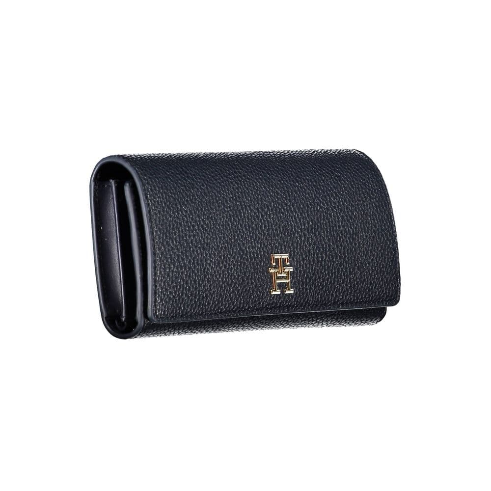 Tommy Hilfiger Blue Polyurethane Women Wallet - 3
