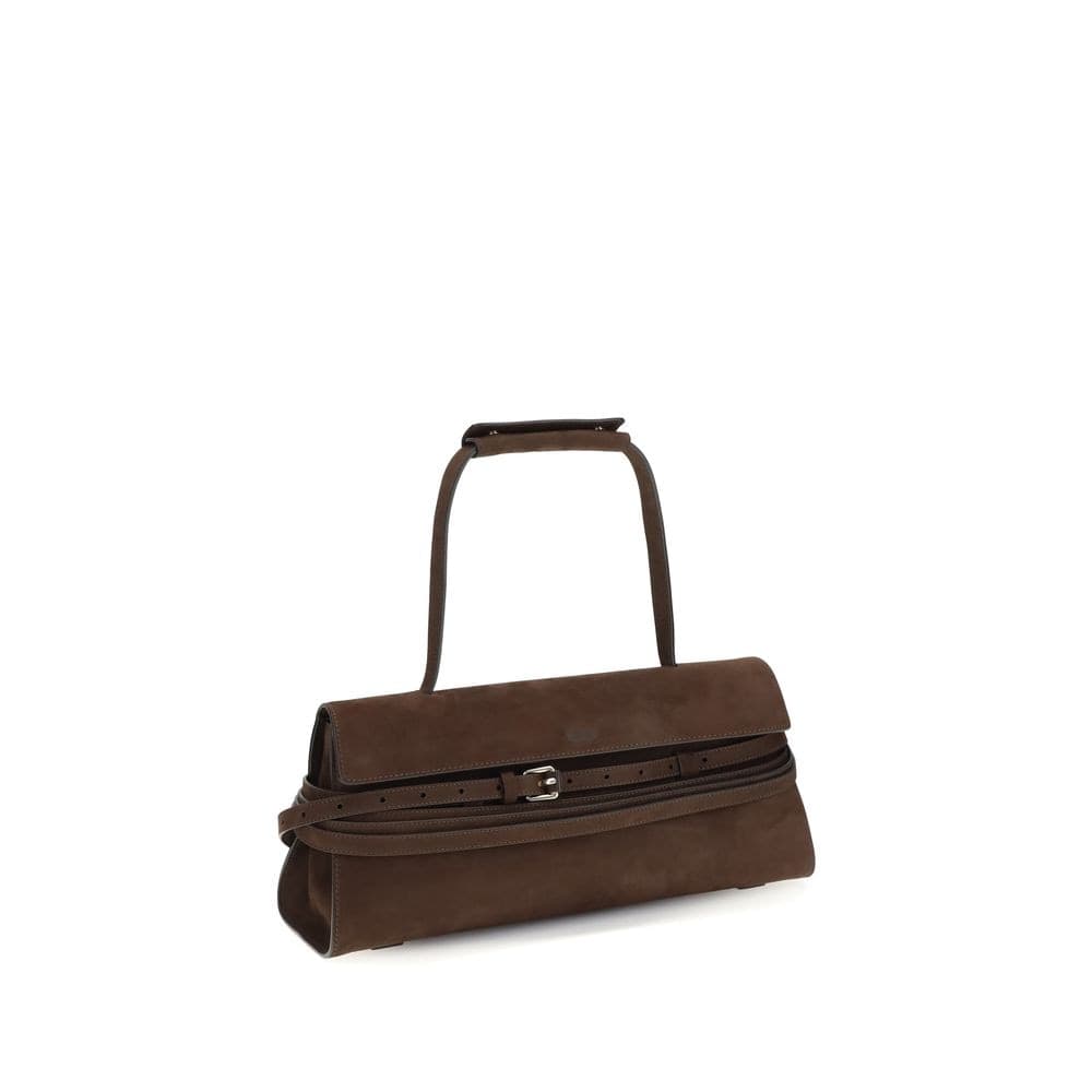 Moschino Brown Calf Leather Bos Taurus Shoulder Bag - 2