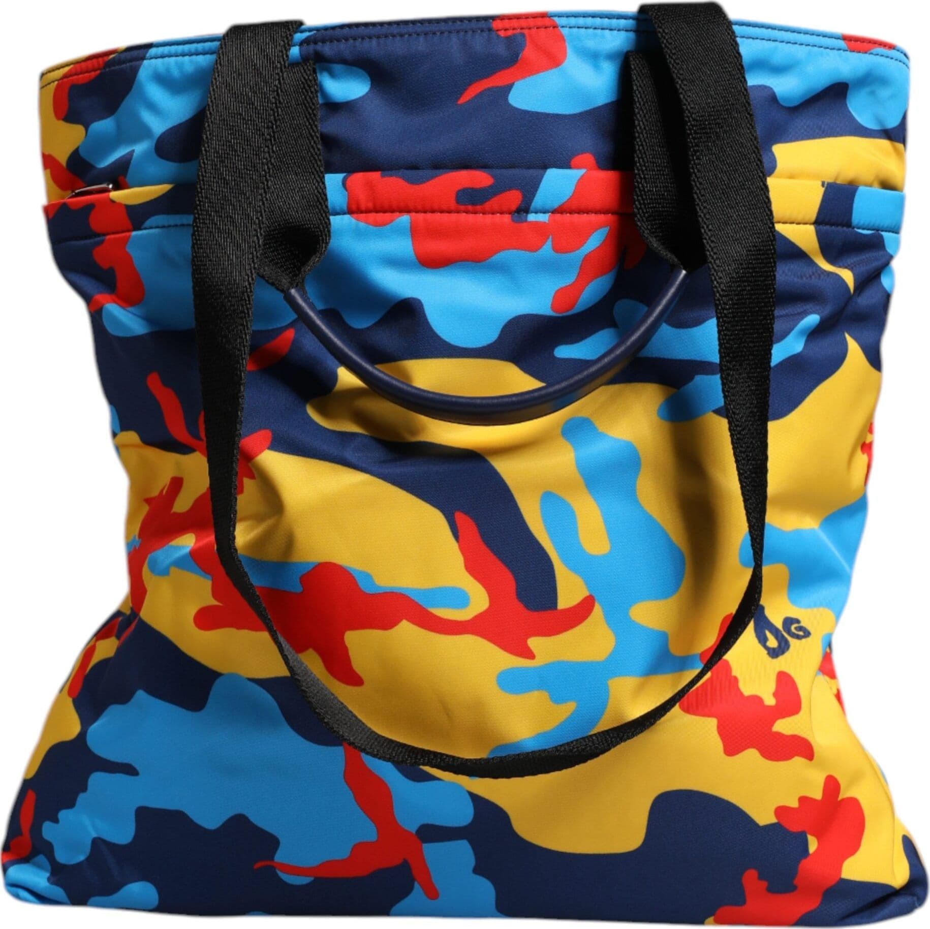 Dolce & Gabbana Multicolor Camouflage Nylon Shopping Tote Bag - 5