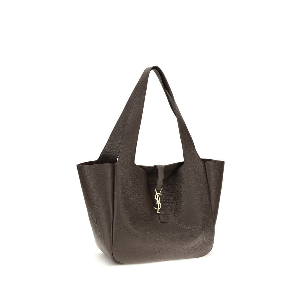 Saint Laurent Brown Calf Leather Bos Taurus Shoulder Bag - 2