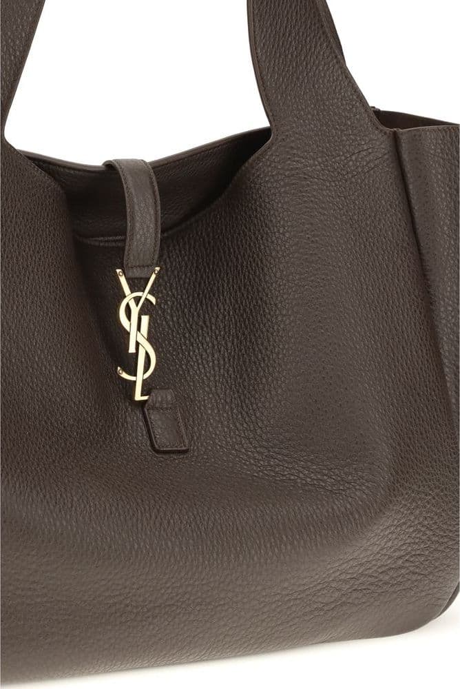 Saint Laurent Brown Calf Leather Bos Taurus Shoulder Bag - 4