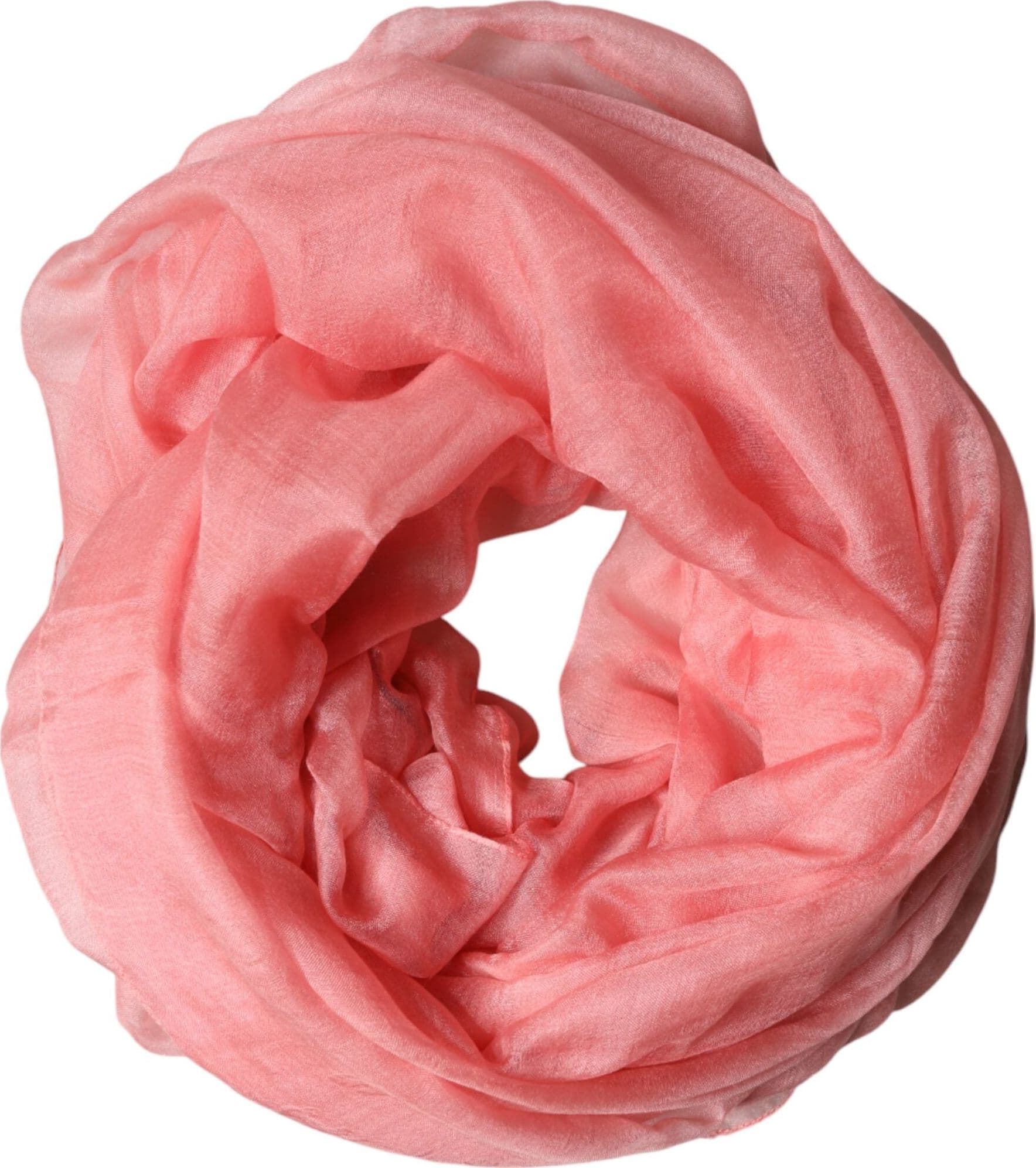 Dolce & Gabbana Light Pink Cashmere Neck Wrap Shawl Scarf - 5