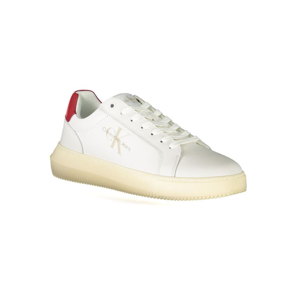 Calvin Klein Bianco Leather Men's Sneaker - 2