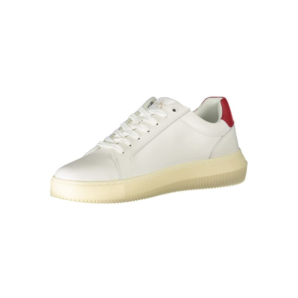 Calvin Klein Bianco Leather Men's Sneaker - 3