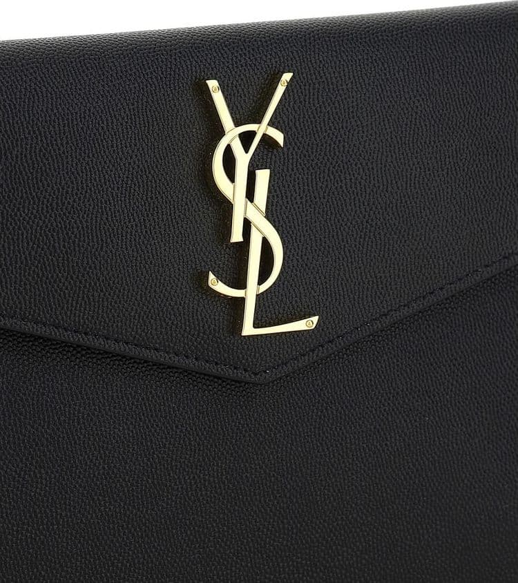 Saint Laurent Black Calf Leather Bos Taurus Wallet - 3