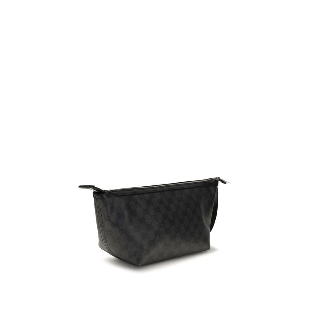 Gucci Black Cotton Clutch Bag - 3