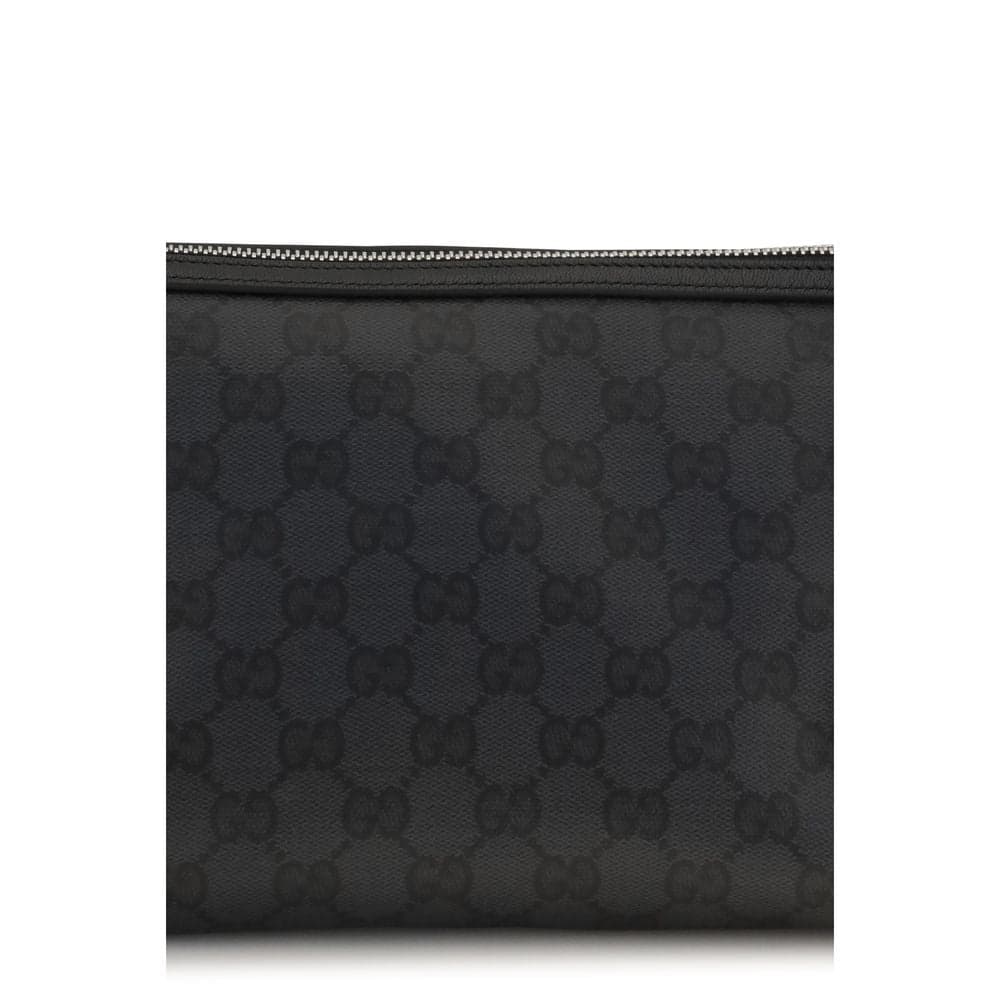 Gucci Black Cotton Clutch Bag - 4