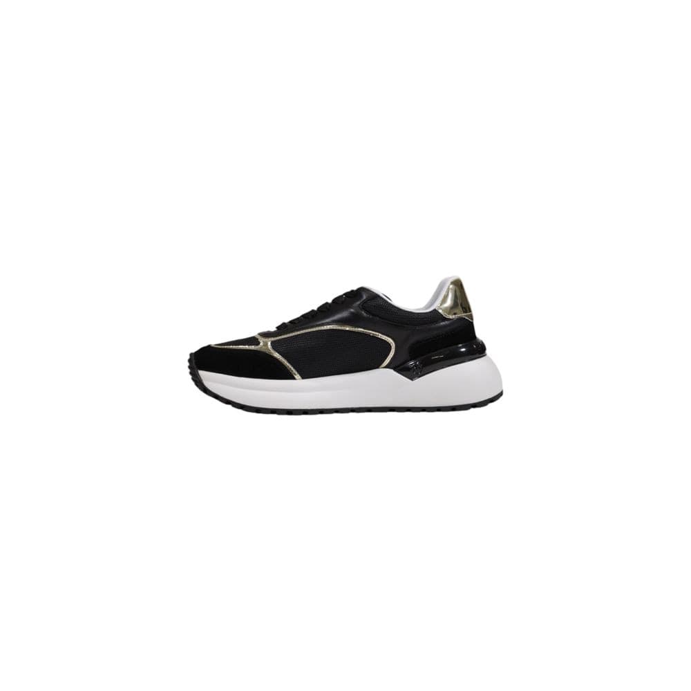 PINKO Black Leather Low Top Sneakers - 3