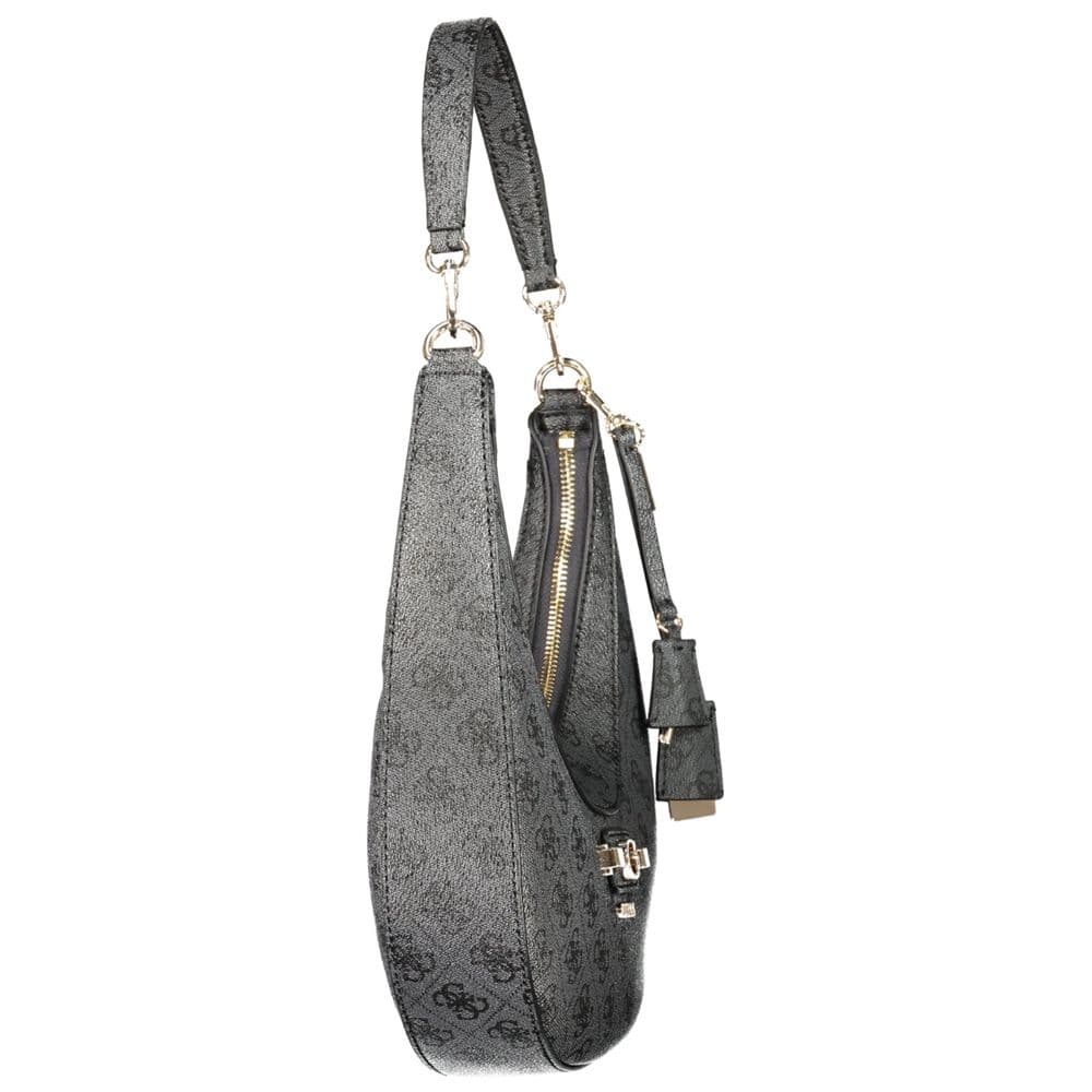 Guess Jeans Black Polyurethane Women's Bag - 3