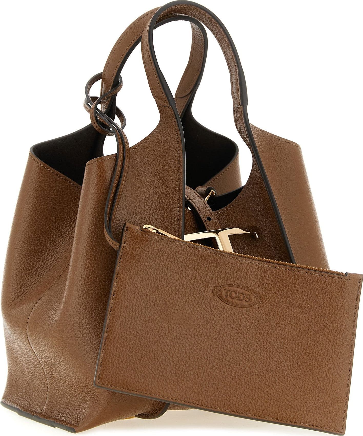 Tod's Brown Calfskin Handbag - 3