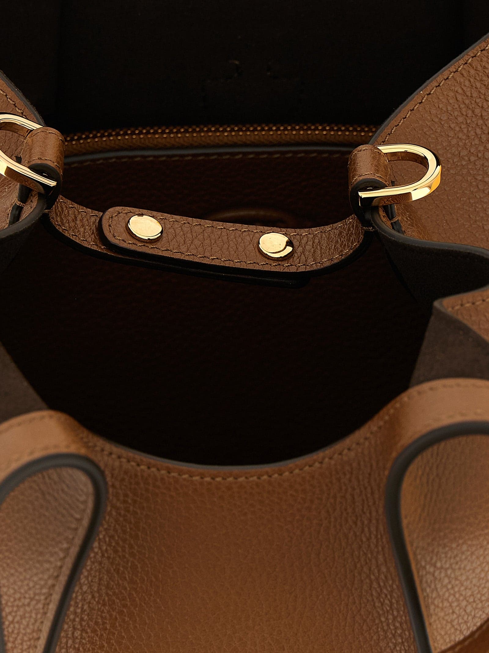 Tod's Brown Calfskin Handbag - 4