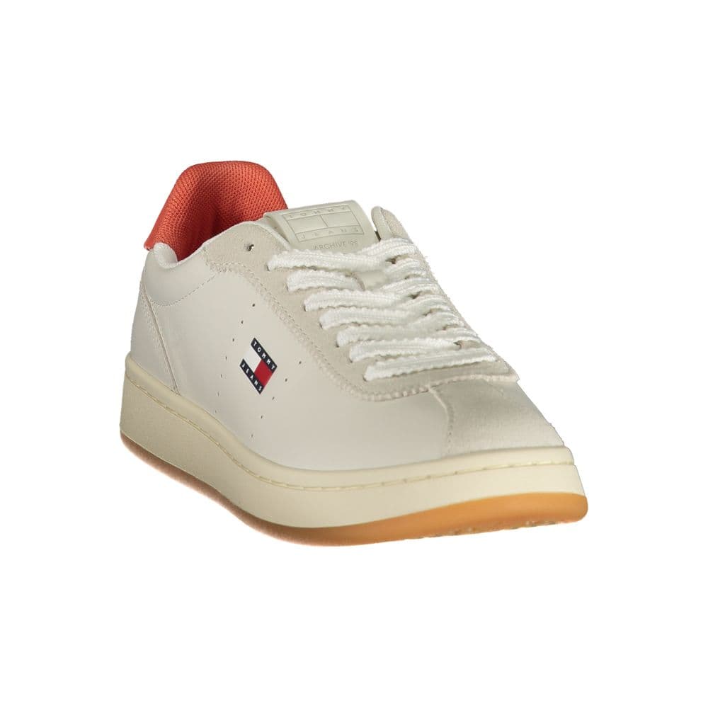 Tommy Hilfiger Beige Polyurethane Women's Sneaker - 2