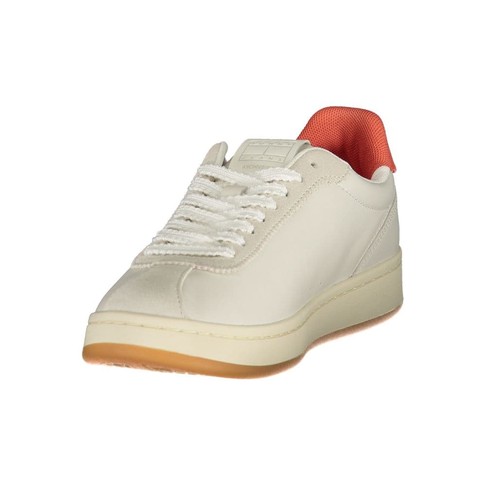Tommy Hilfiger Beige Polyurethane Women's Sneaker - 3