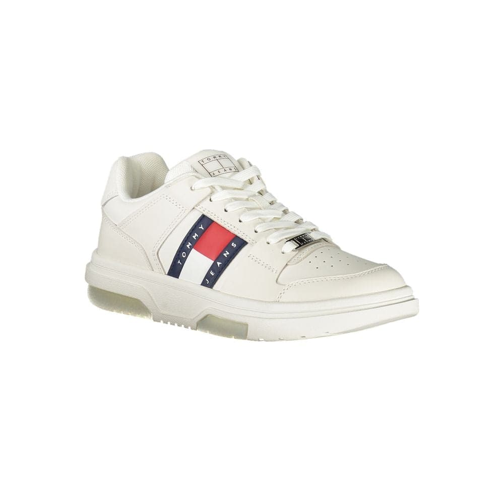 Tommy Hilfiger Bianco Polyurethane Women Sneaker - 2