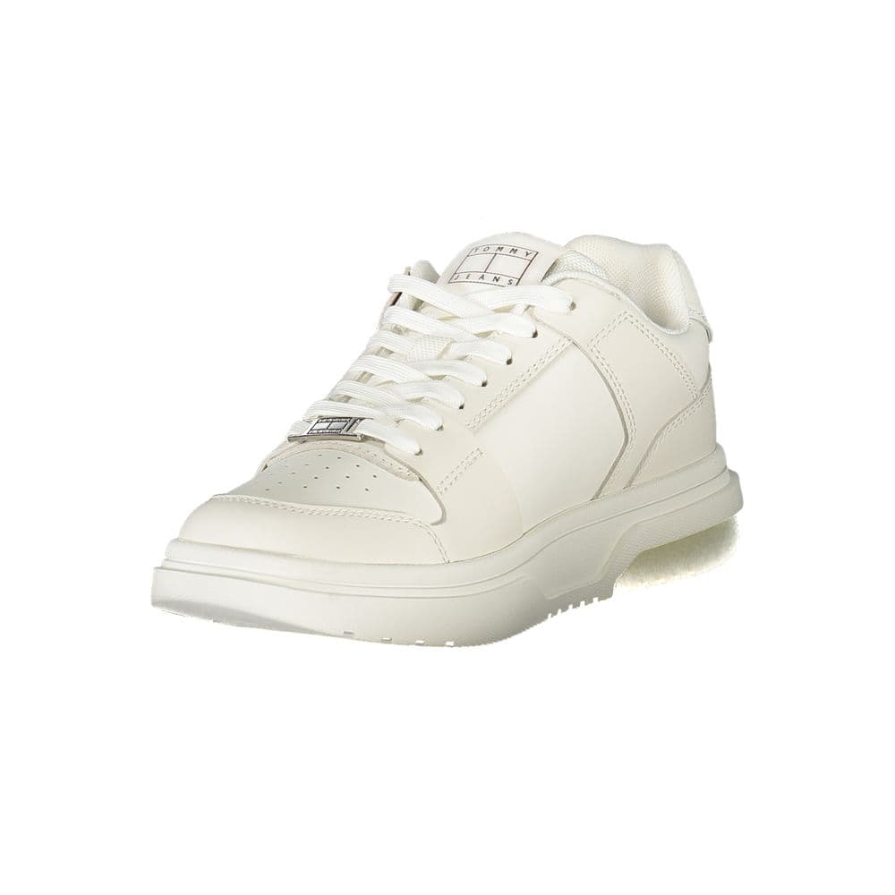 Tommy Hilfiger Bianco Polyurethane Women Sneaker - 3