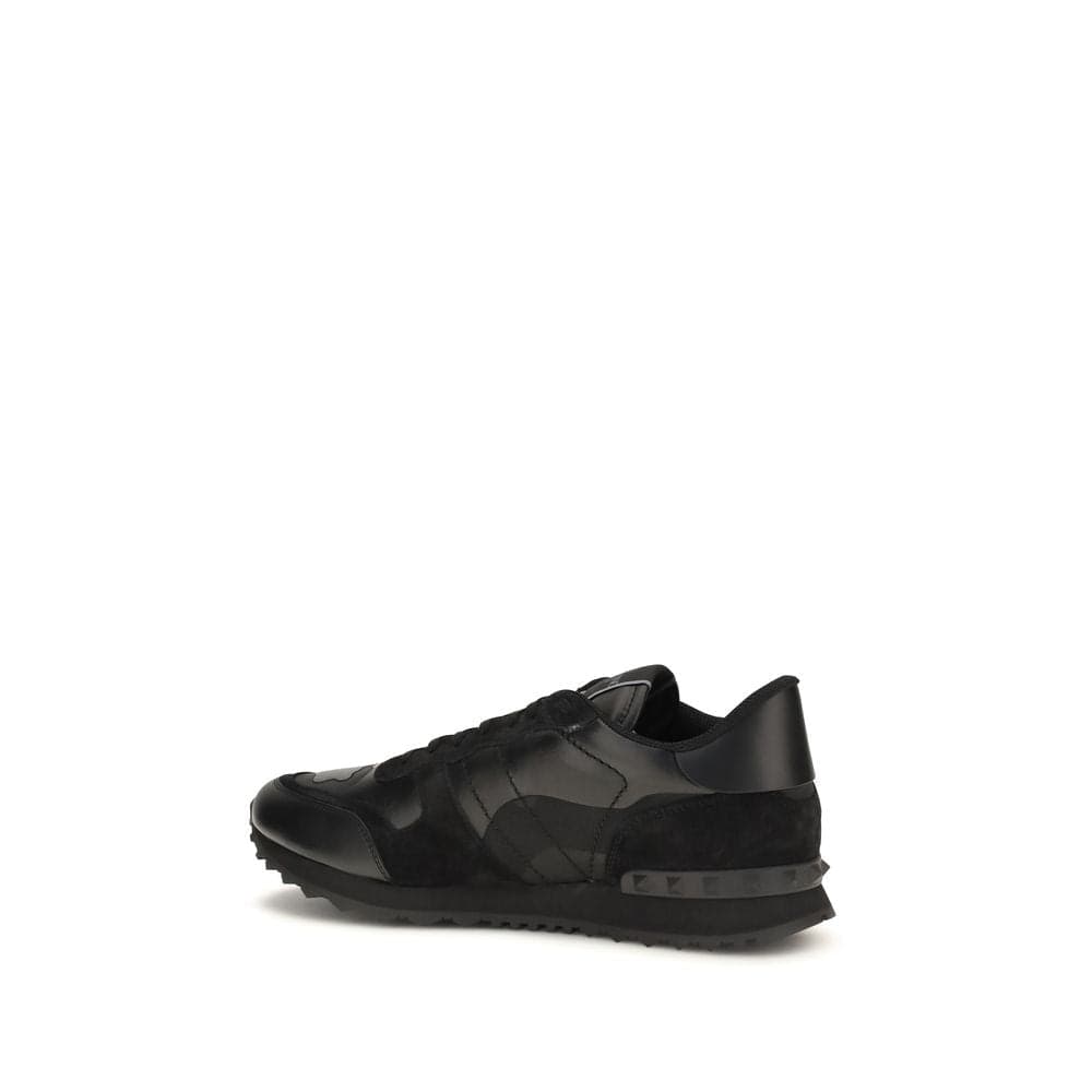 Valentino Garavani Black Polyester Athletic Sneakers - 3