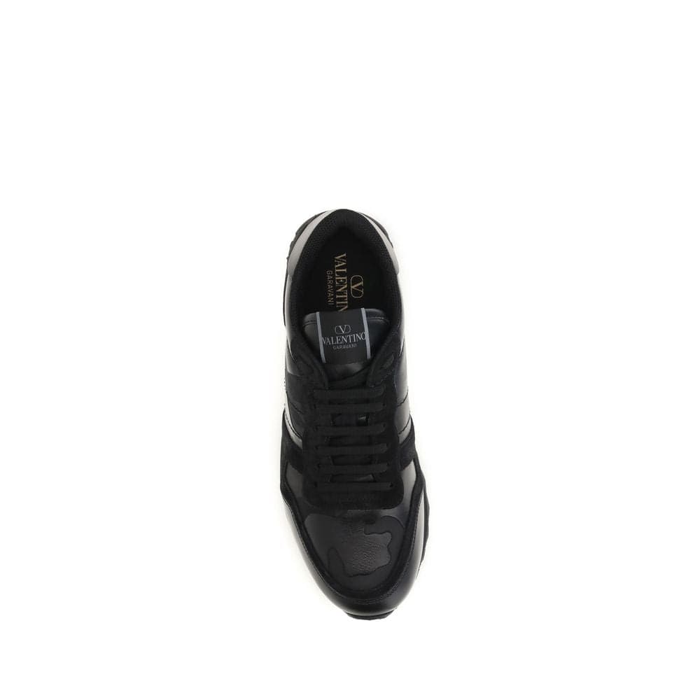 Valentino Garavani Black Polyester Athletic Sneakers - 4