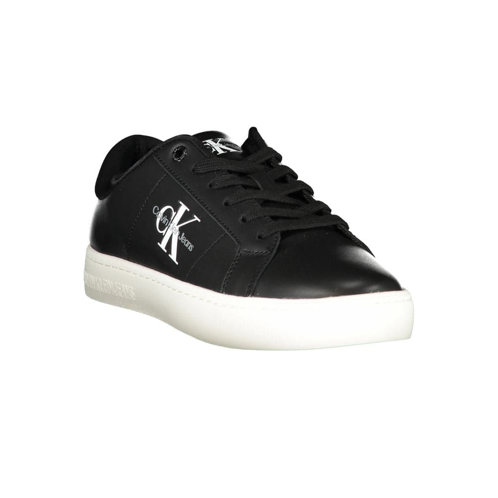 Calvin Klein Black Polyurethane Men's Sneaker - 2