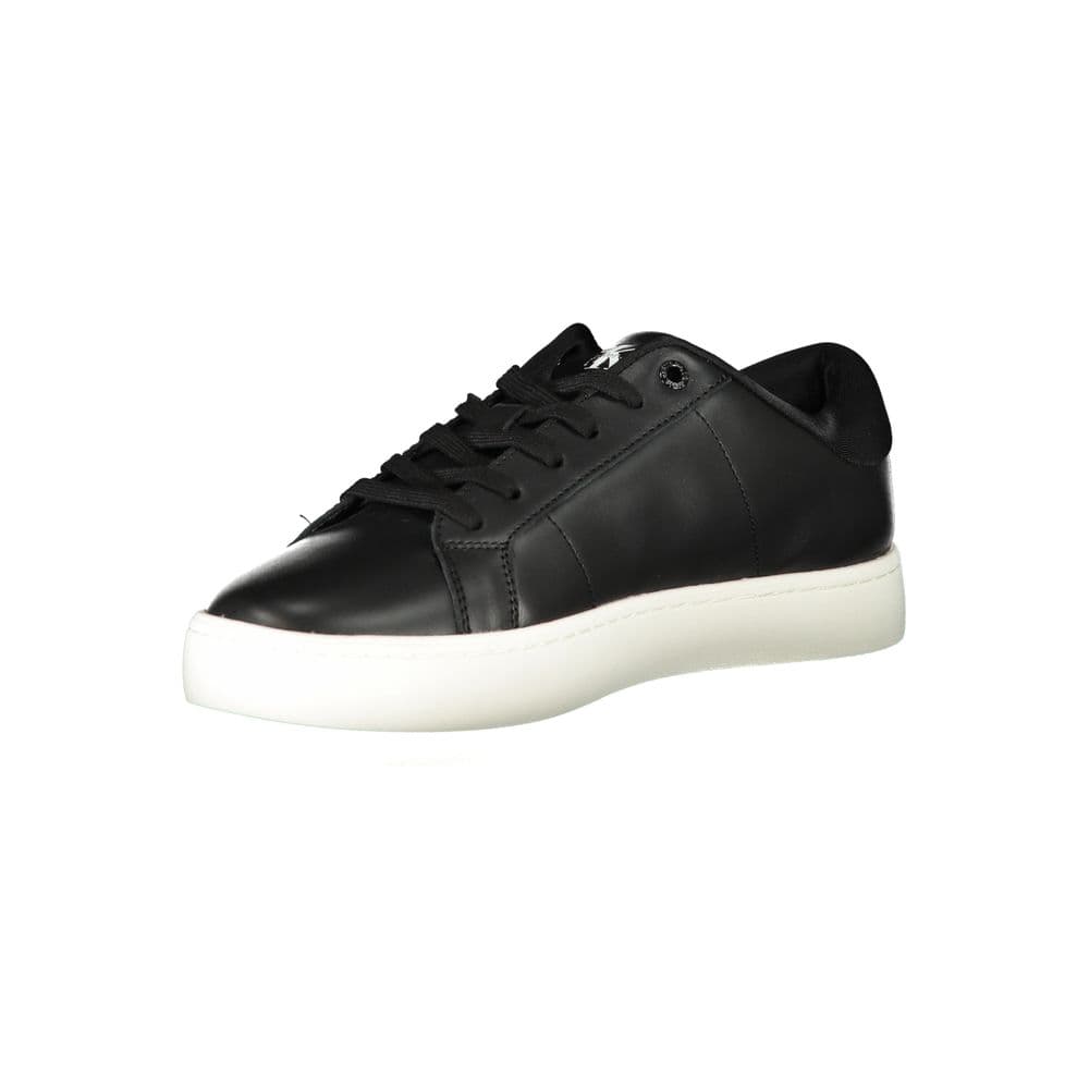 Calvin Klein Black Polyurethane Men's Sneaker - 3