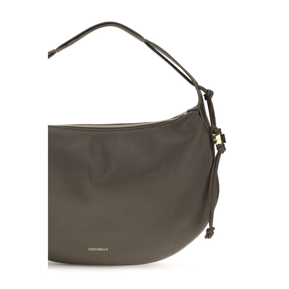 Coccinelle Brown Calf Leather Bos Taurus Shoulder Bag - 4