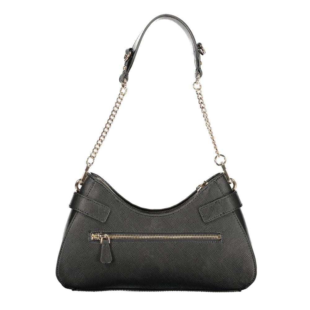Guess Jeans Black Polyurethane Women's Handbag - 2