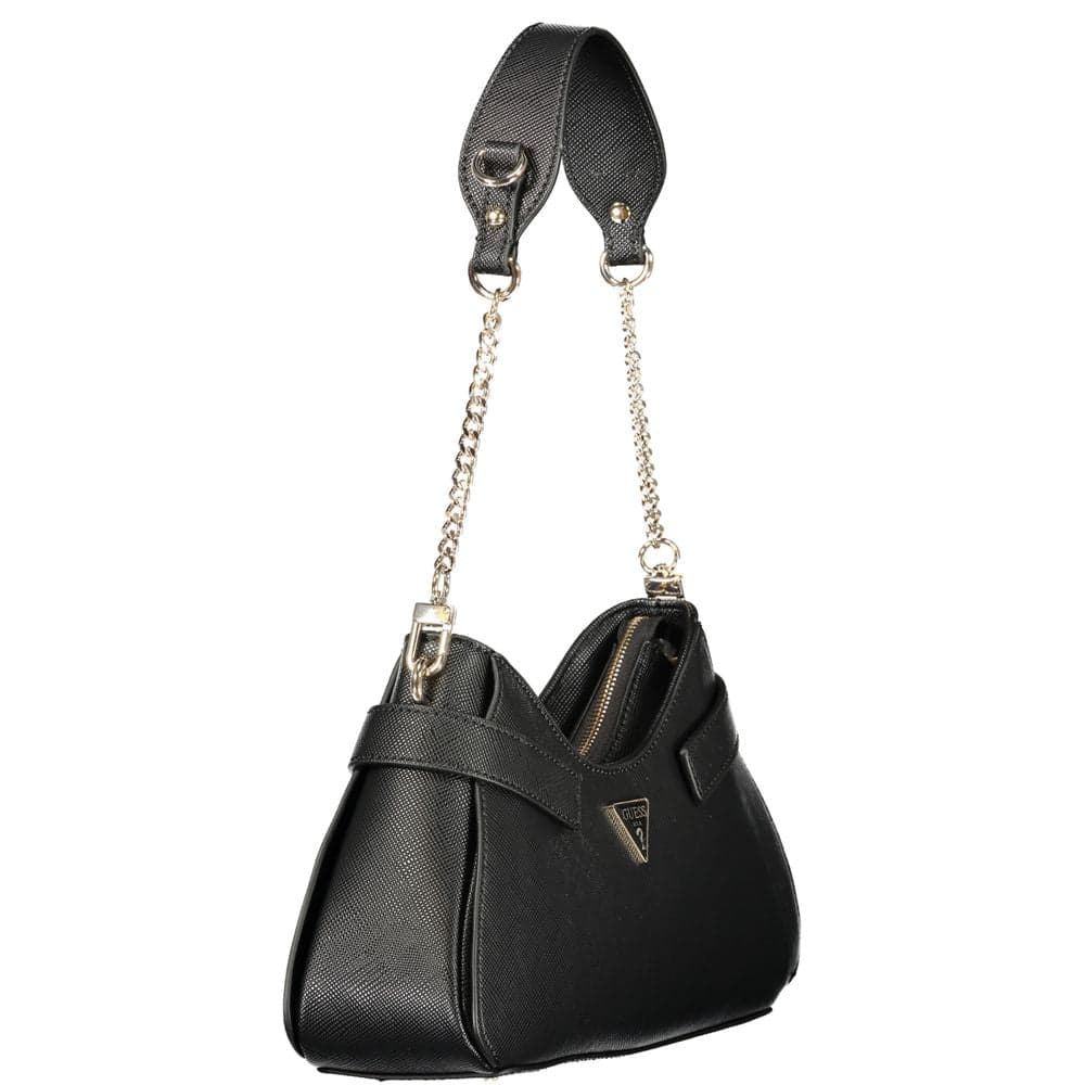 Guess Jeans Black Polyurethane Women's Handbag - 3