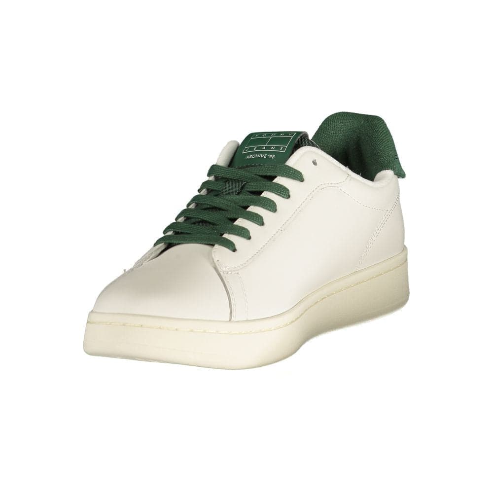 Tommy Hilfiger Bianco Polyurethane Men Sneaker - 3