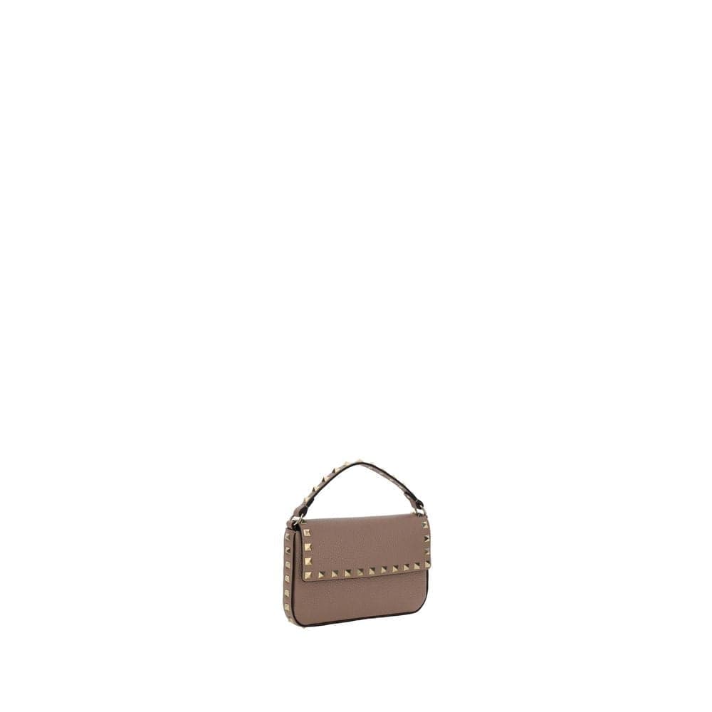 Valentino Garavani Beige Calf Leather Bos Taurus Shoulder Bag - 2