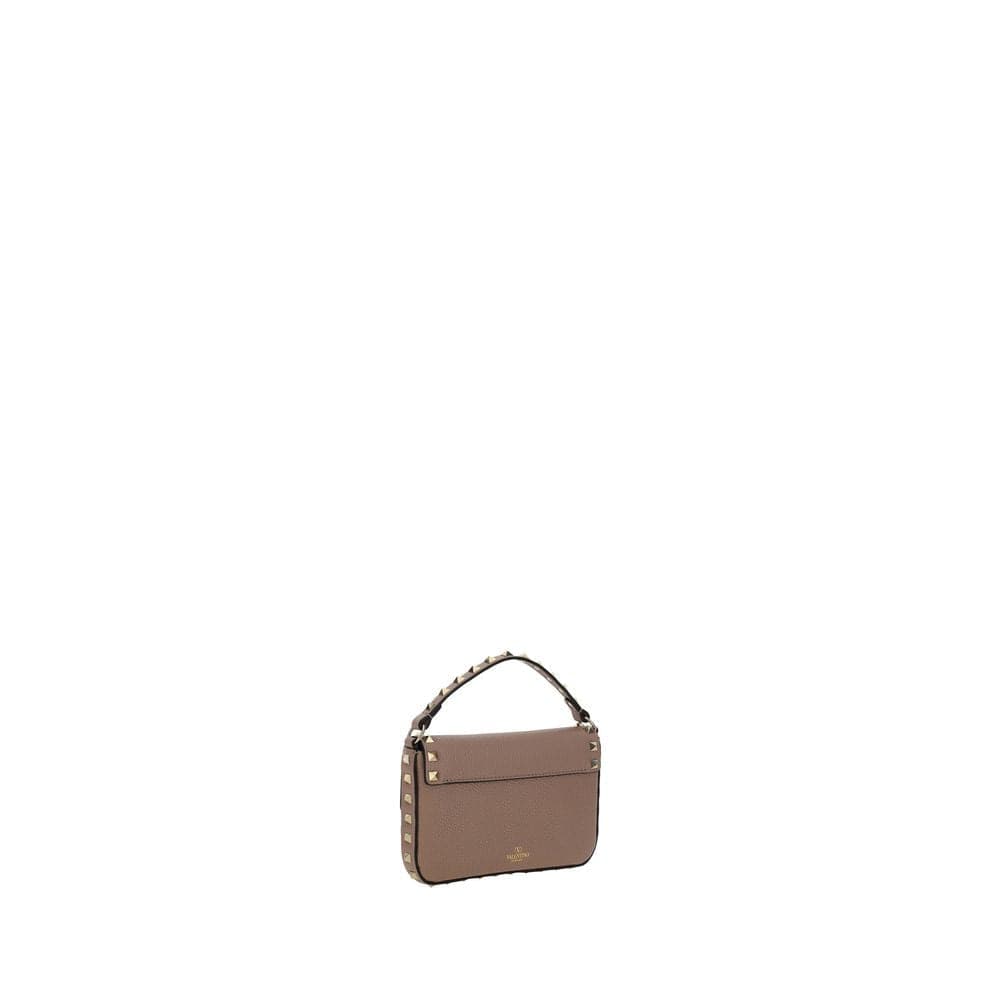 Valentino Garavani Beige Calf Leather Bos Taurus Shoulder Bag - 3