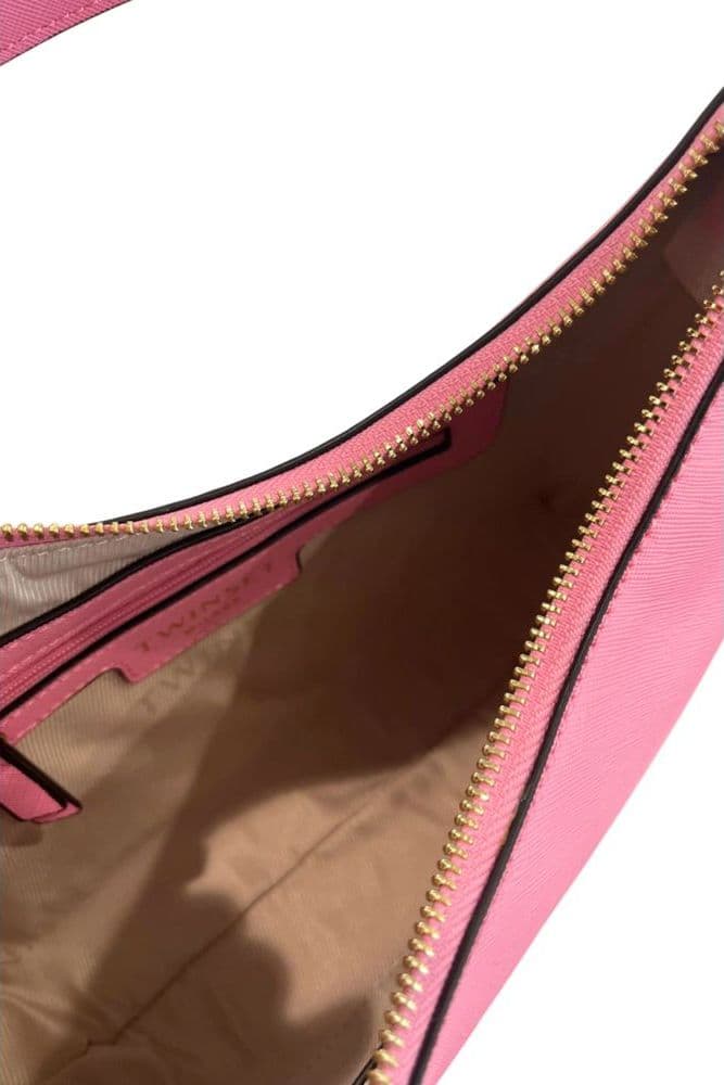 Twinset Pink PU Women Shoulder Bag - 6