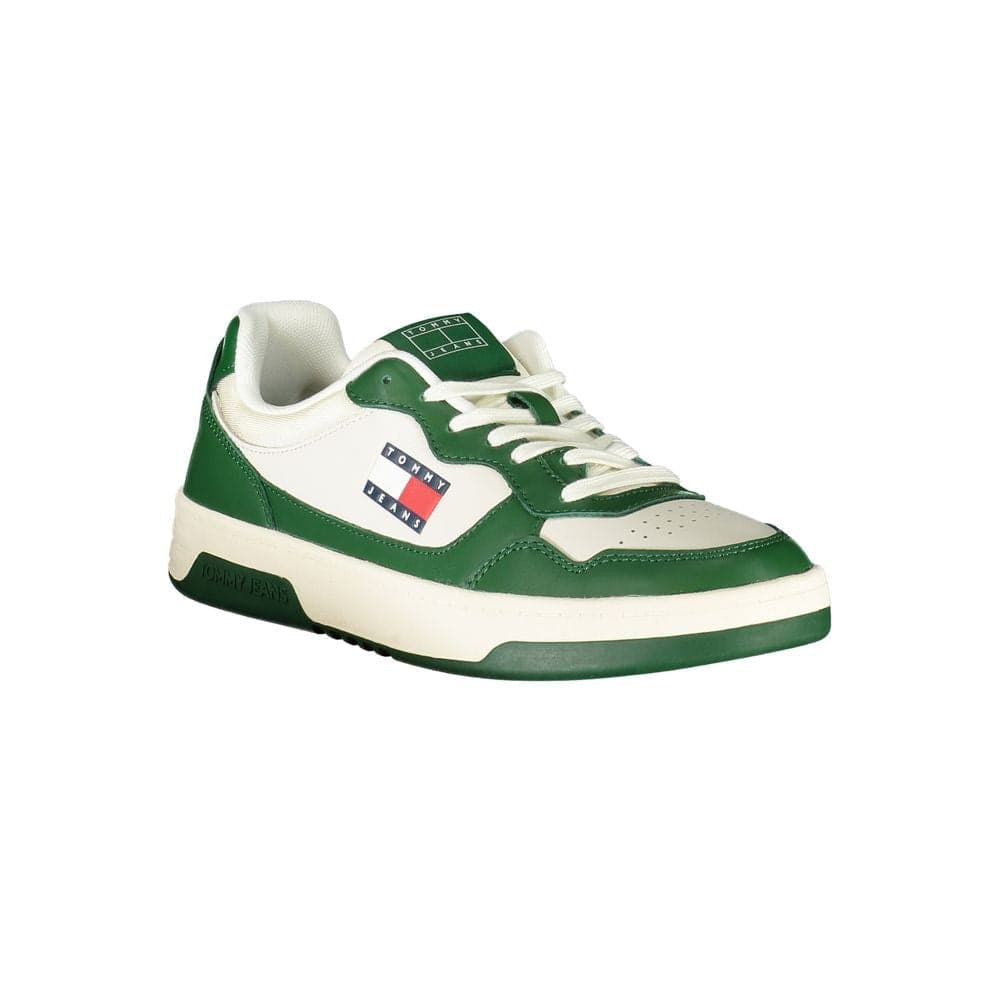 Tommy Hilfiger White Polyurethane Men Sneaker - 2