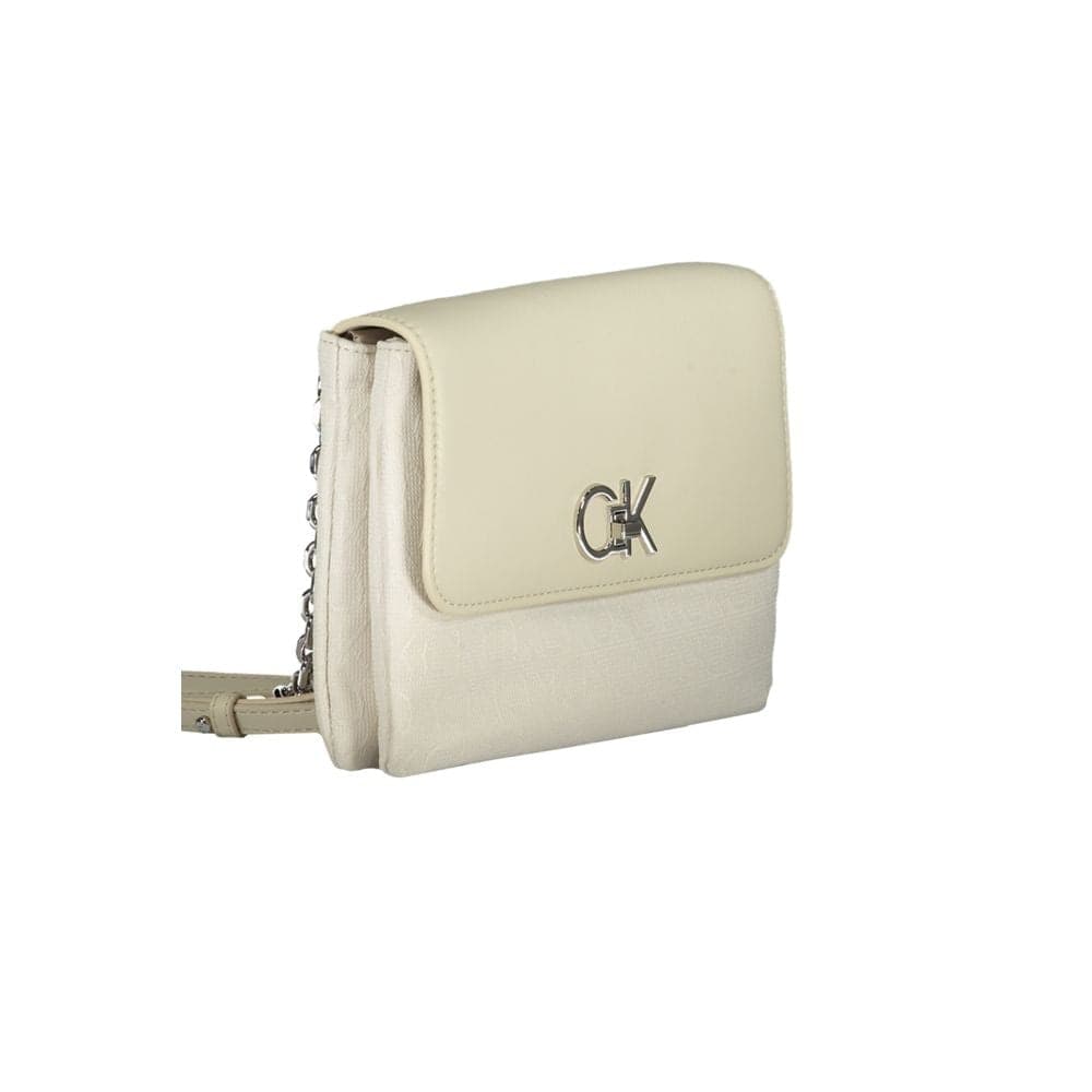 Calvin Klein Beige Polyester Women Handbag - 3