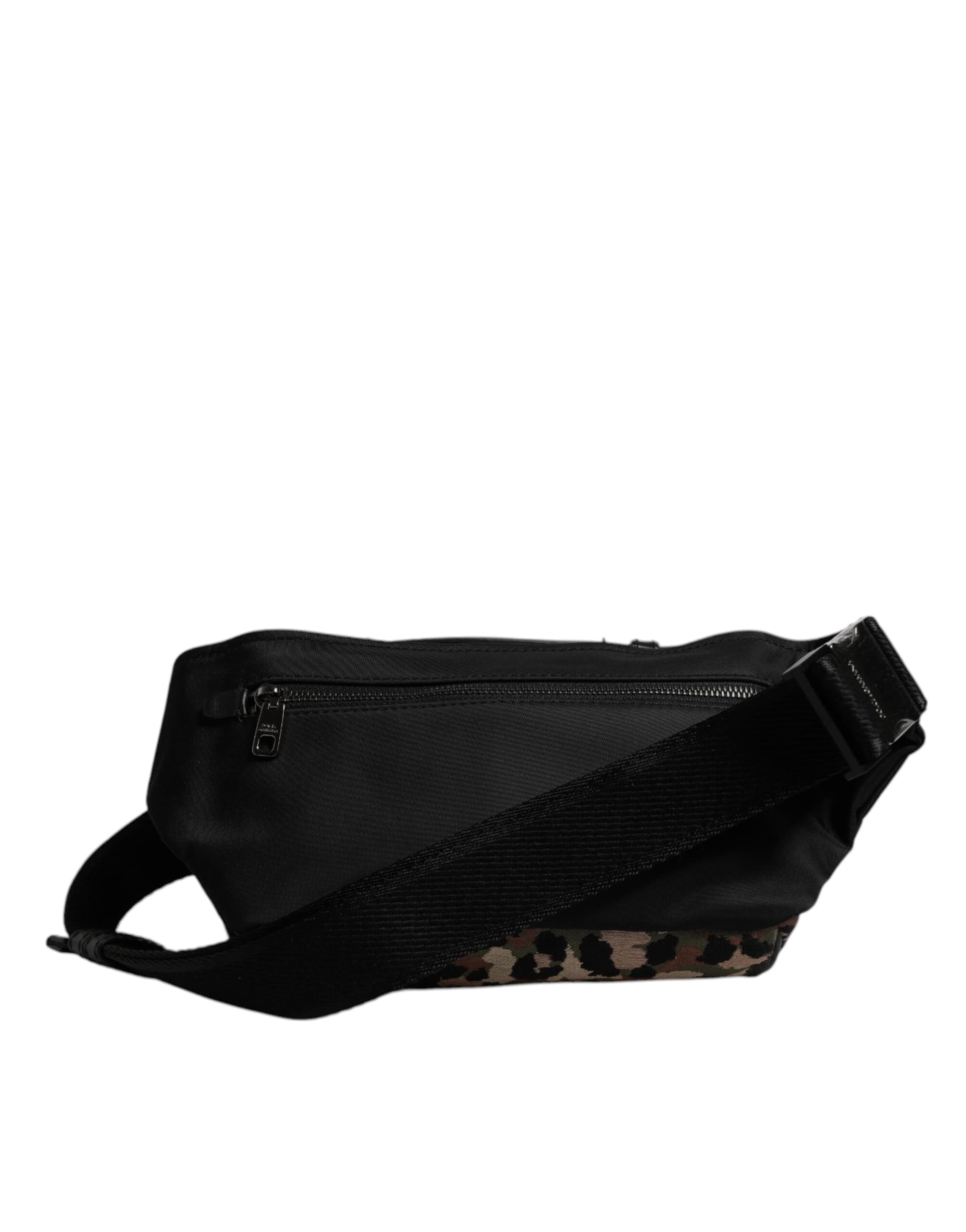 Dolce & Gabbana Multicolor Leopard DG Logo Belt Waist Fanny Pack Bag - 4