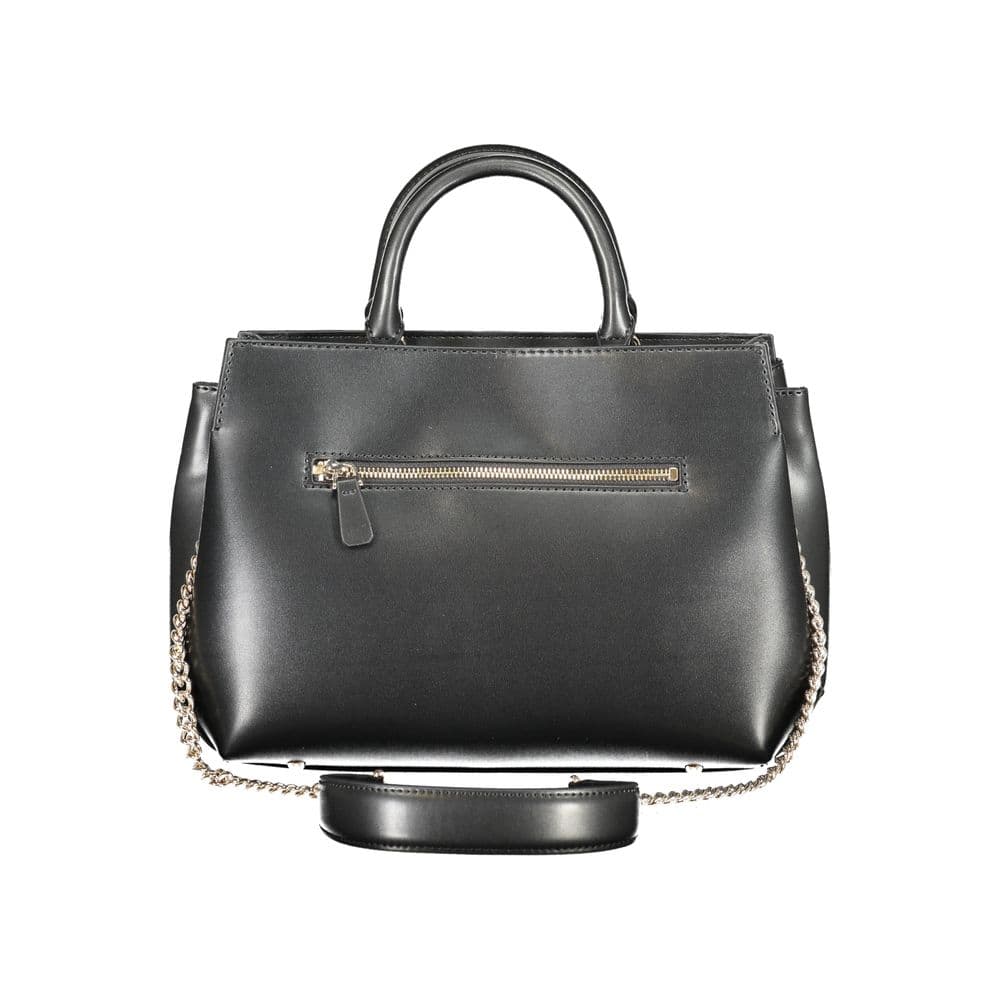 Guess Jeans Black Polyurethane Women's Handbag - 2