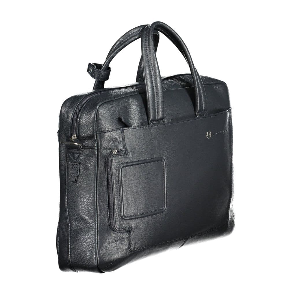 Piquadro Blu Leather Men Briefcase - 3