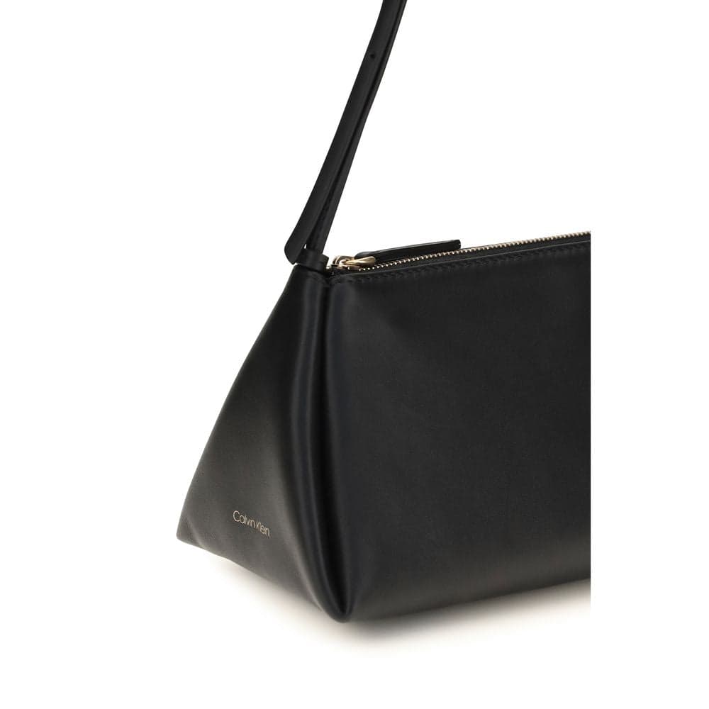Calvin Klein Black Calf Leather Bos Taurus Handbag - 4