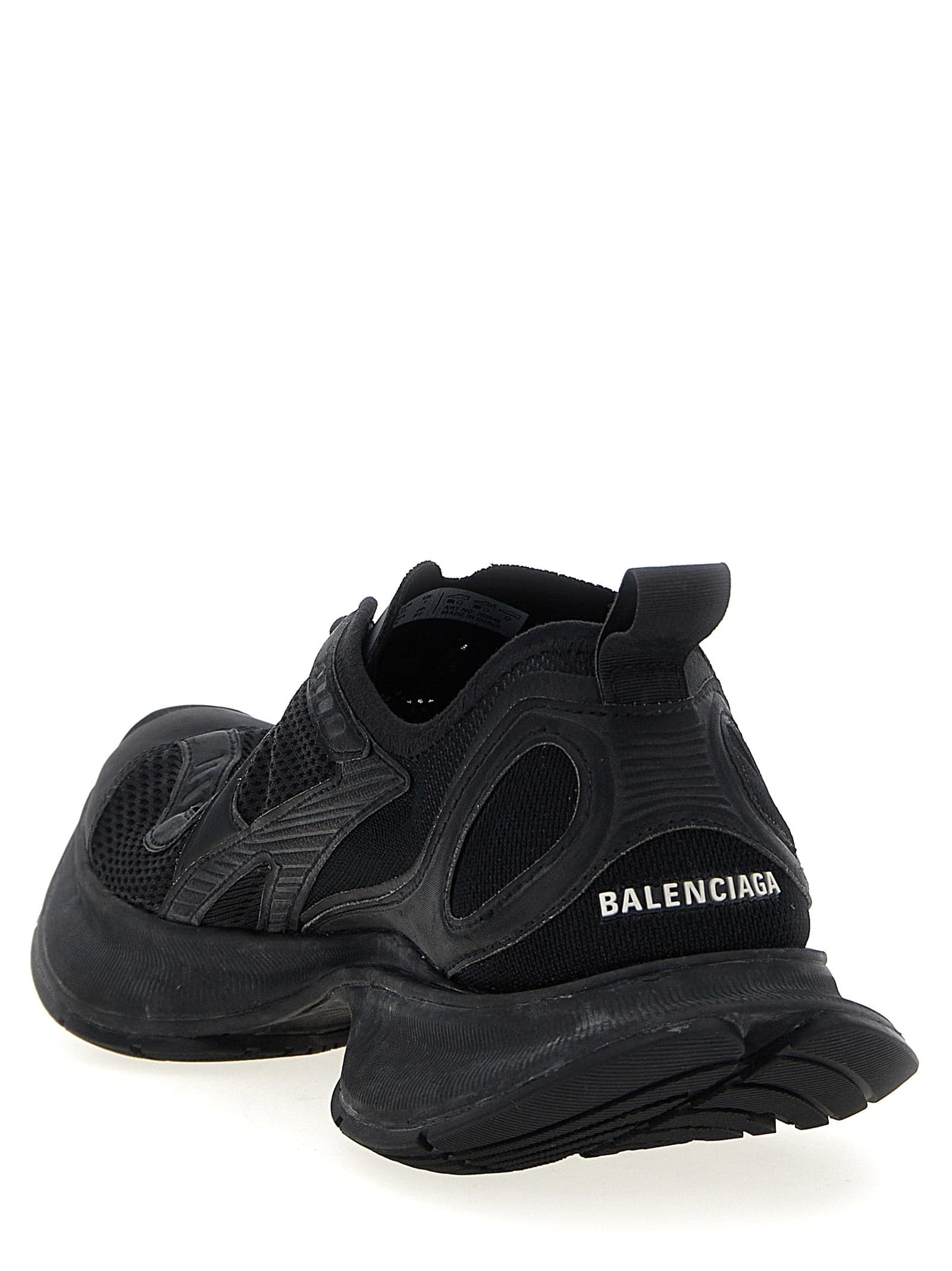 Balenciaga Black Polyester Athletic Sneakers - 3