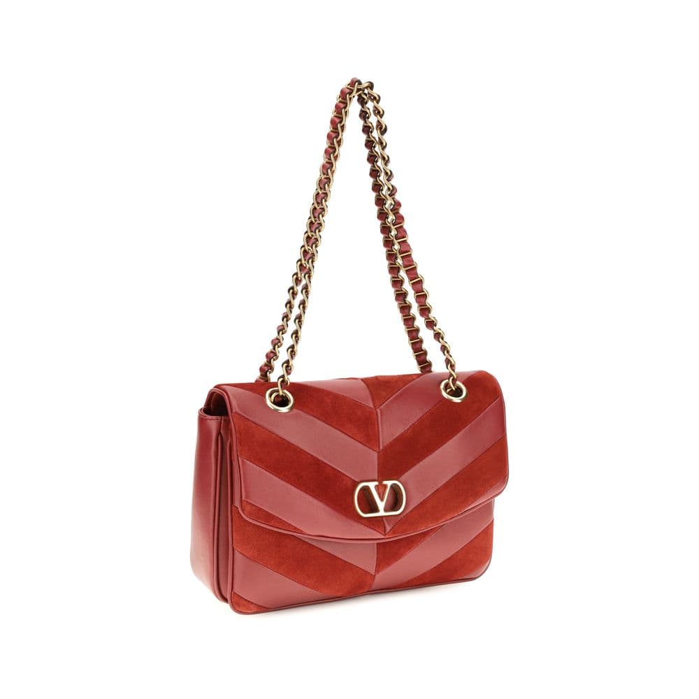 Valentino Garavani Multicolor Suede Leather Shoulder Bag - 2