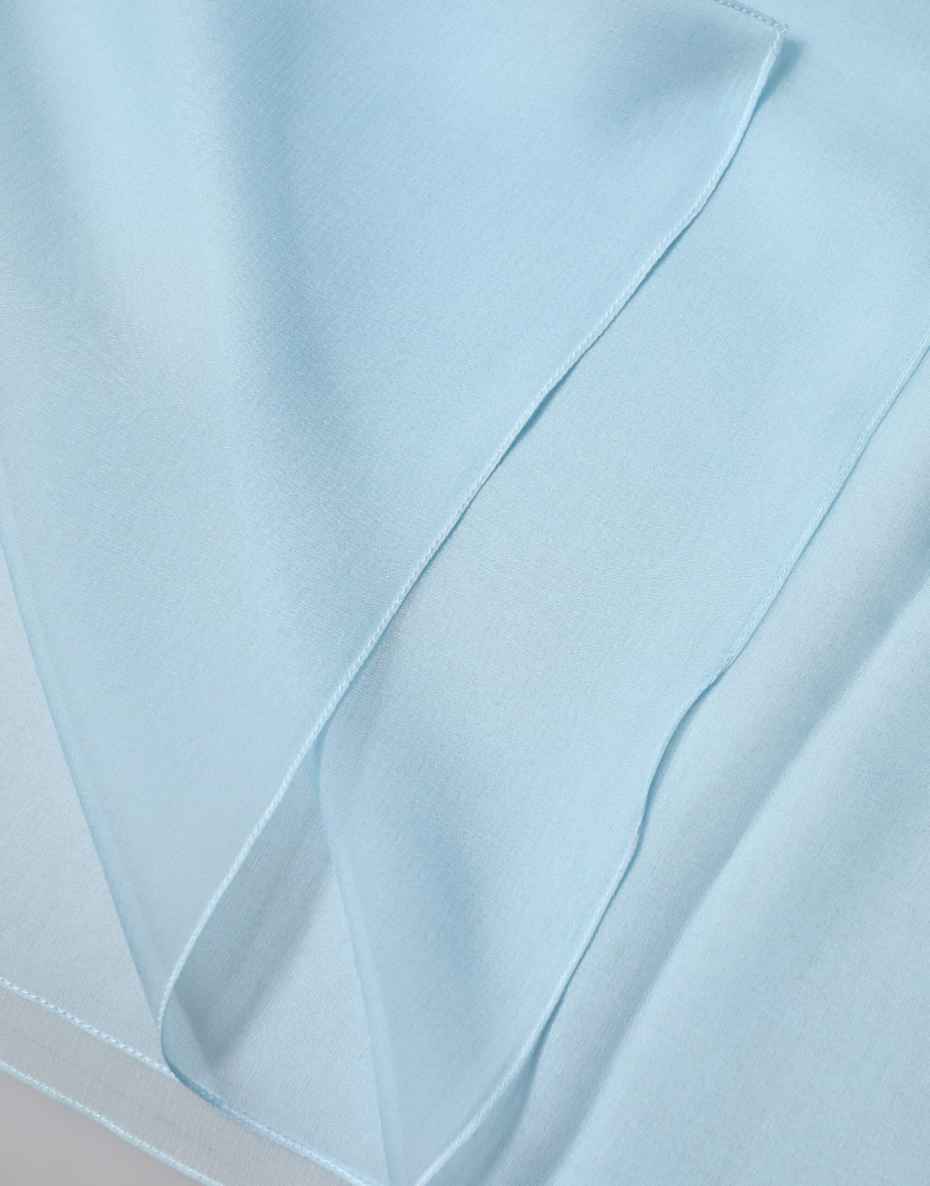 Dolce & Gabbana Light Blue Stole Silk Neck Wrap Shawl Scarf - 2