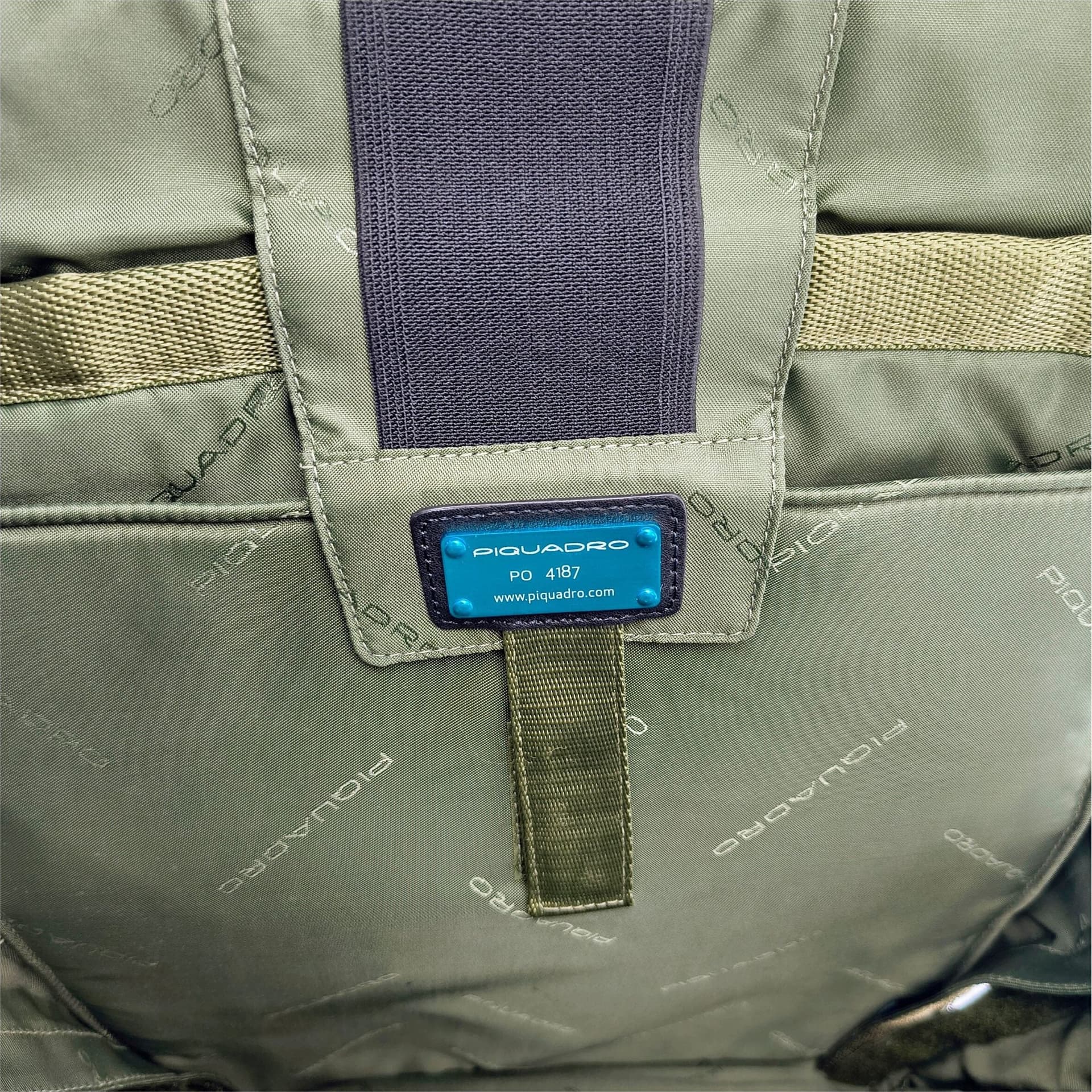 Piquadro Gray Fabric Backpack - 6