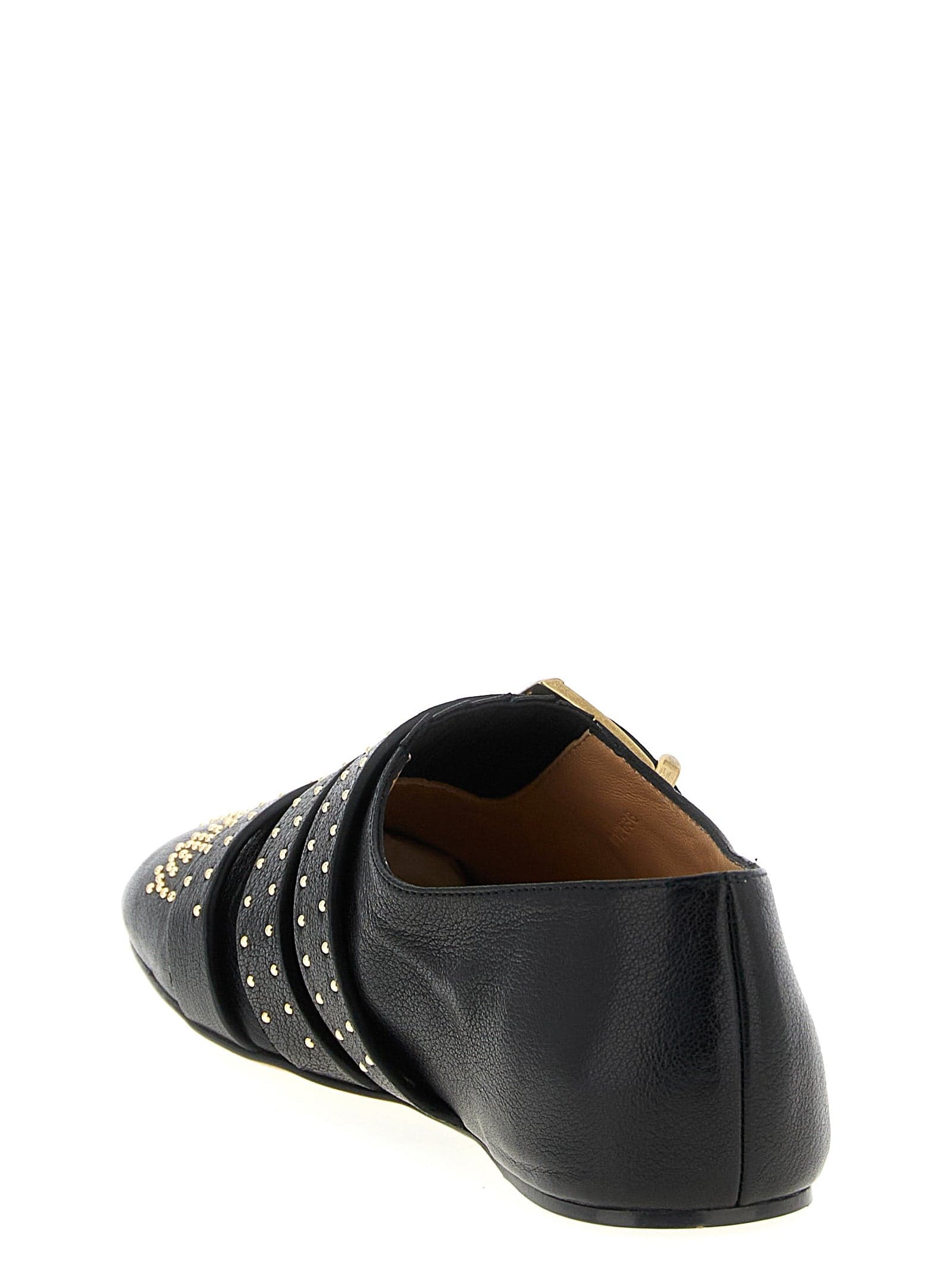 Chloé Black Lamb Leather Ballet Flats - 3