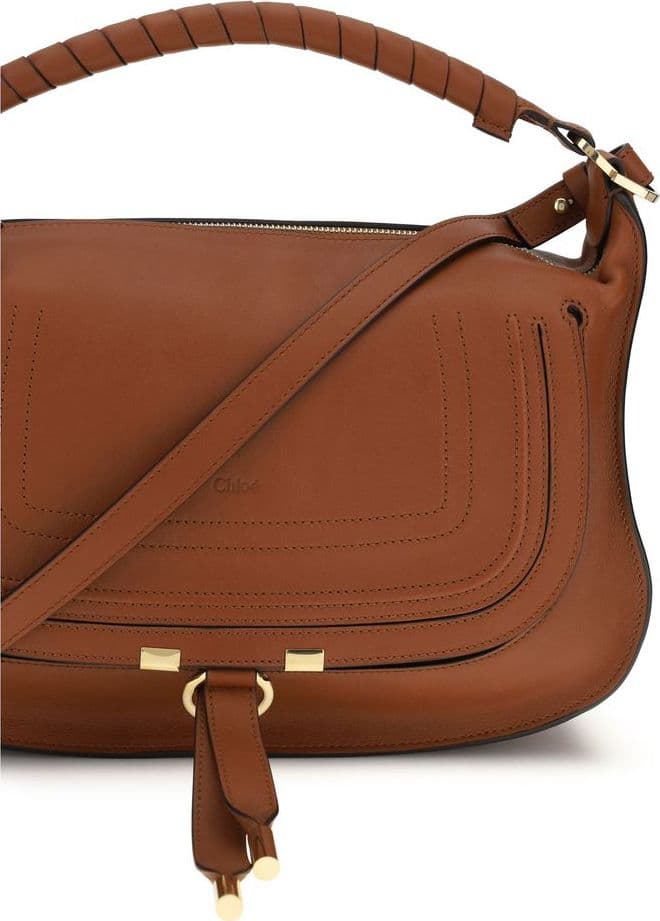 Chloé Brown Calf Leather Bos Taurus Shoulder Bag - 4