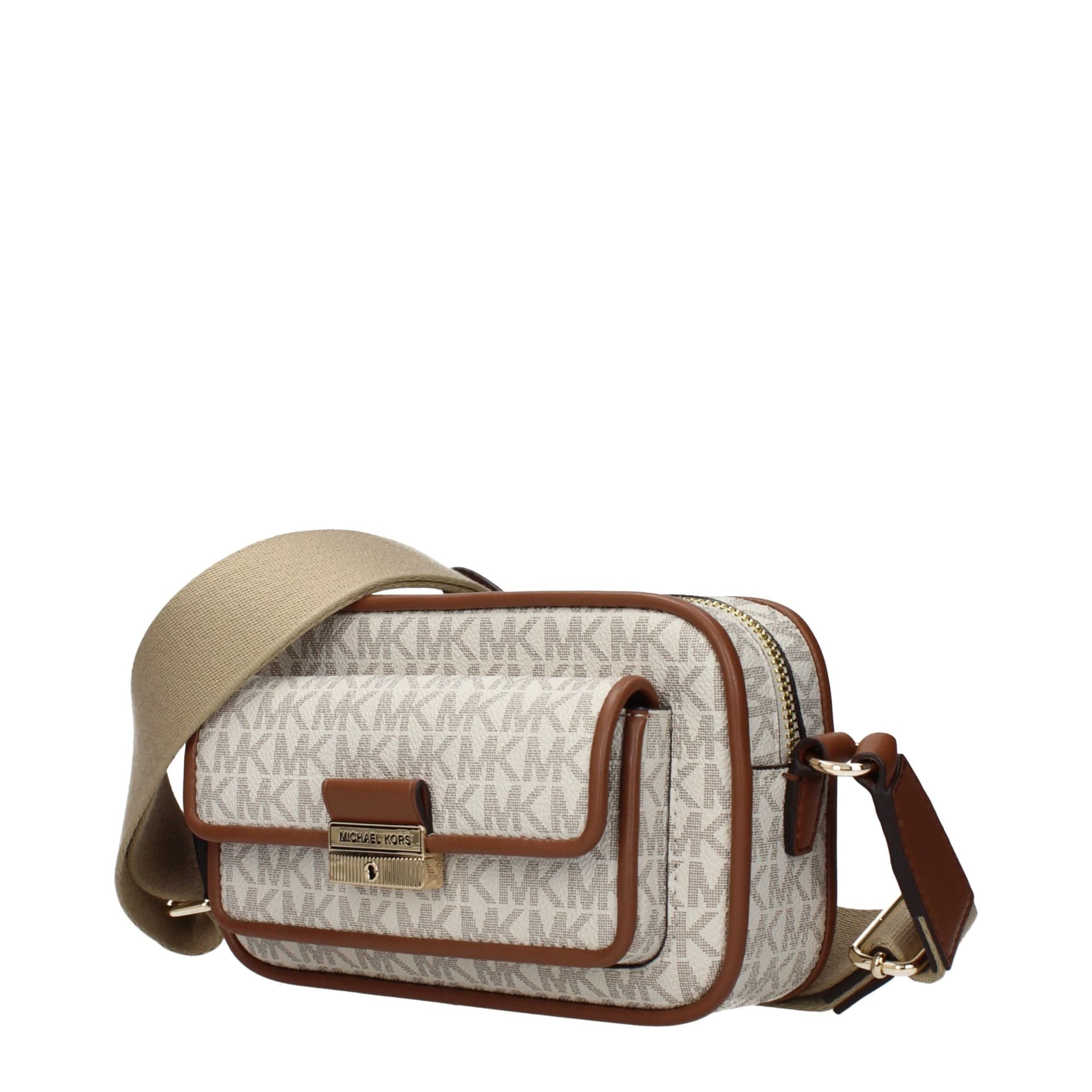 Michael Kors Beige Fabric Crossbody Bag - 2