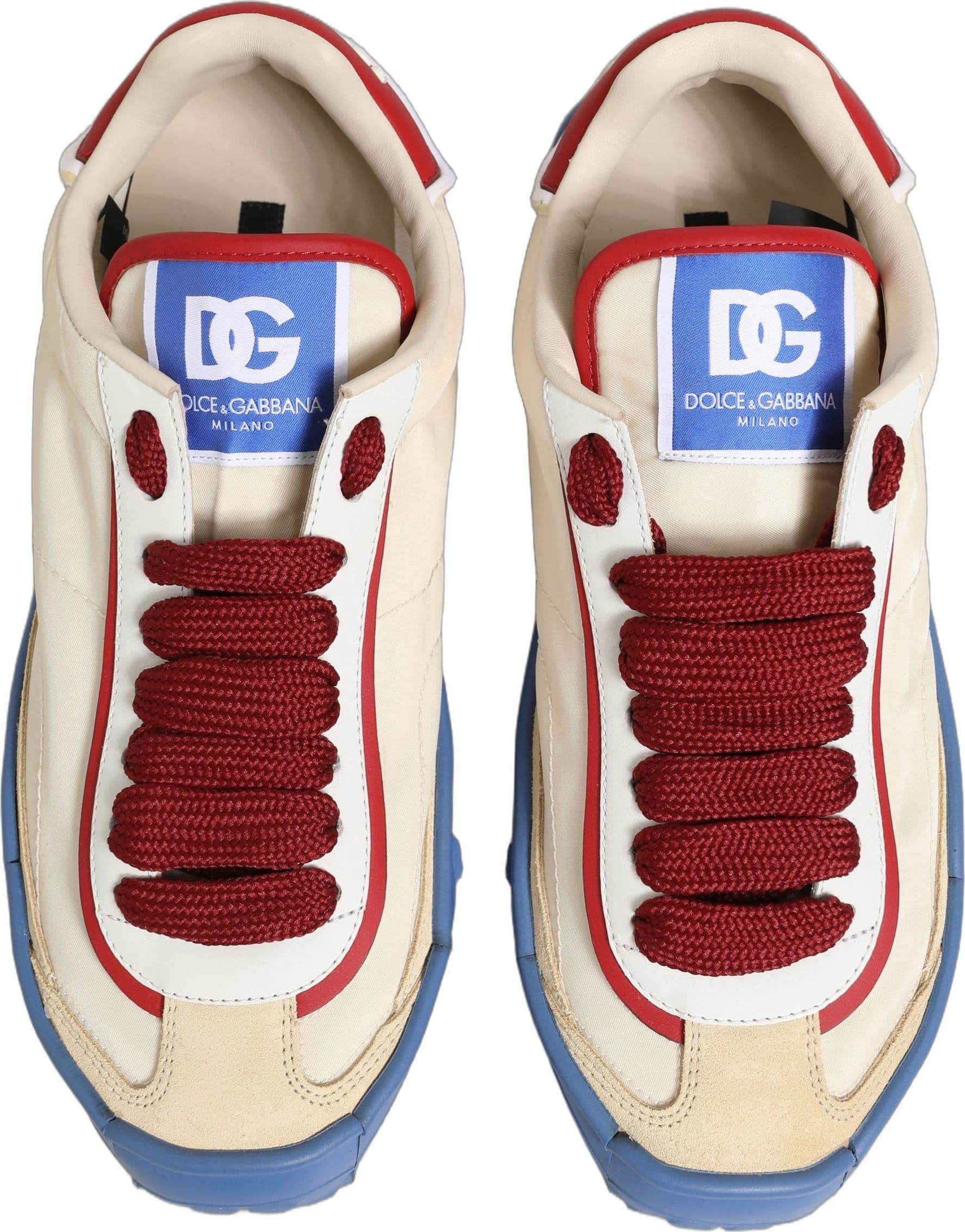 Dolce & Gabbana Multicolor Old Runner Lace Up Sneakers Shoes - 3