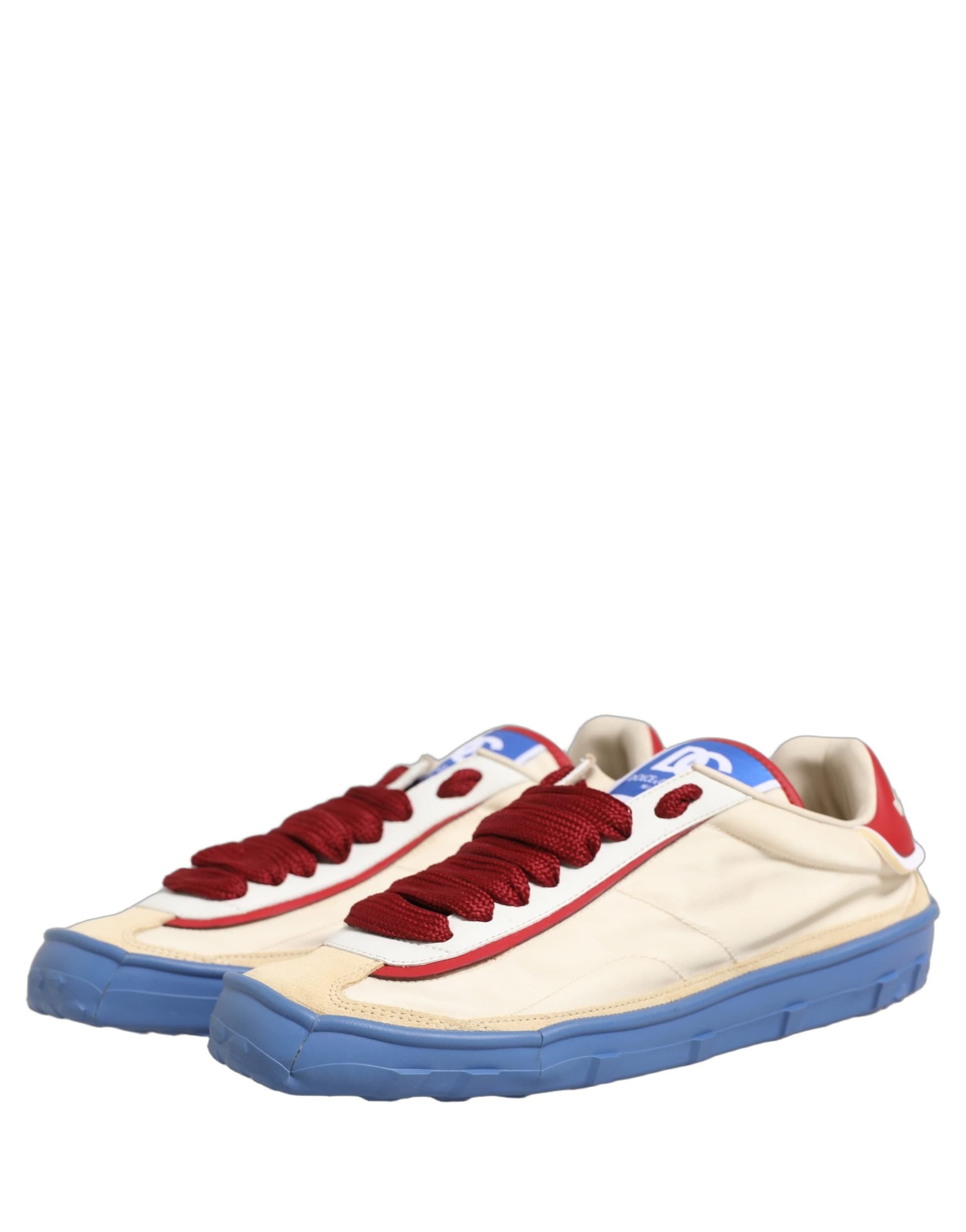Dolce & Gabbana Multicolor Old Runner Lace Up Sneakers Shoes - 4