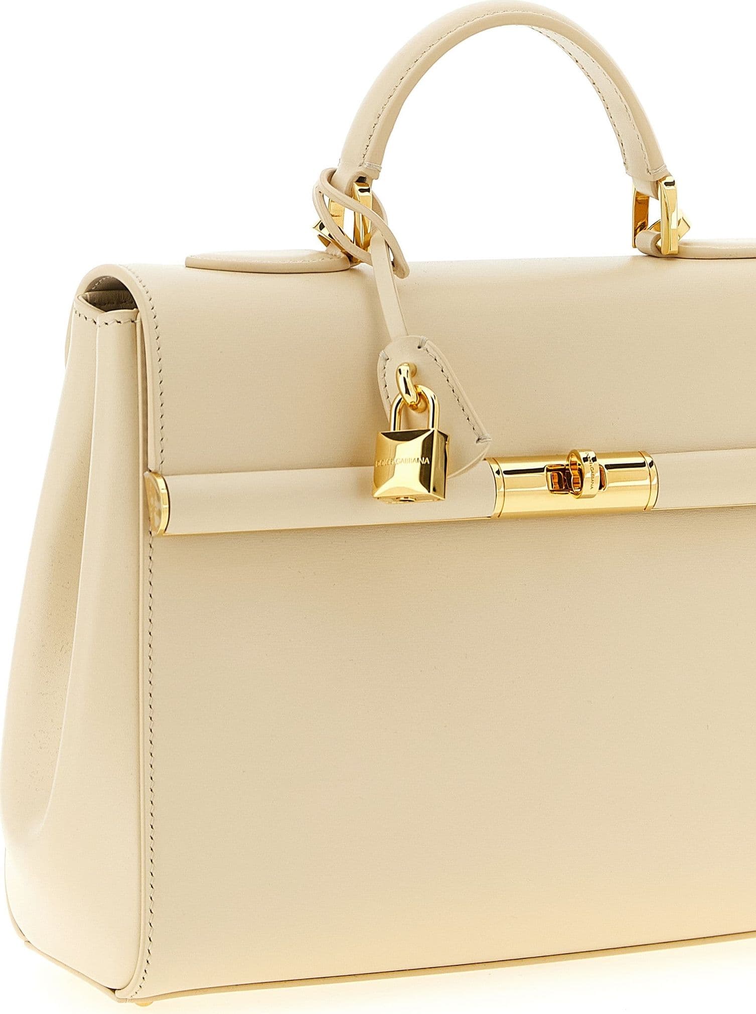 Dolce & Gabbana White Lamb Leather Handbag - 3