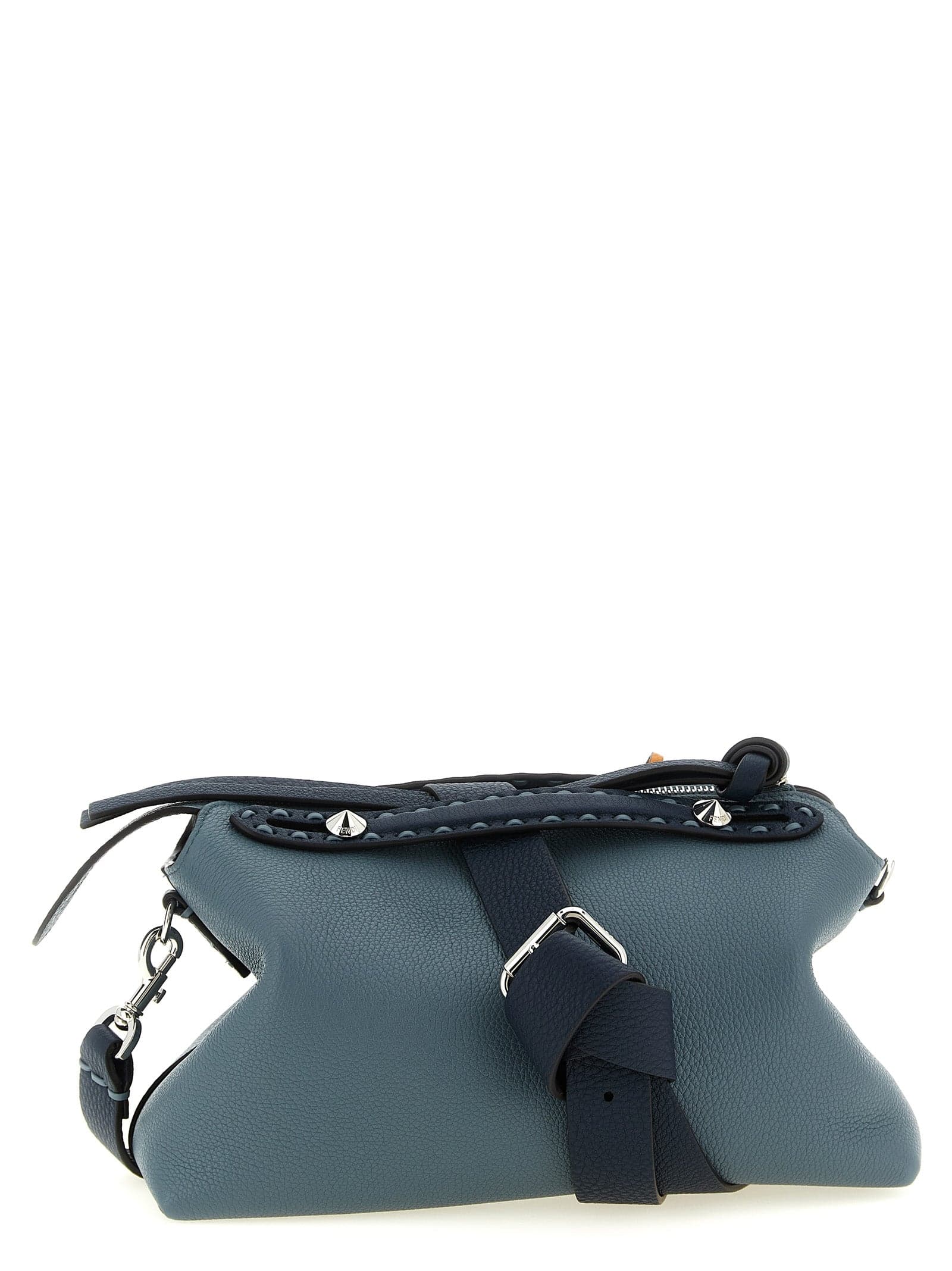 Fendi Blue Calfskin Handbag - 2