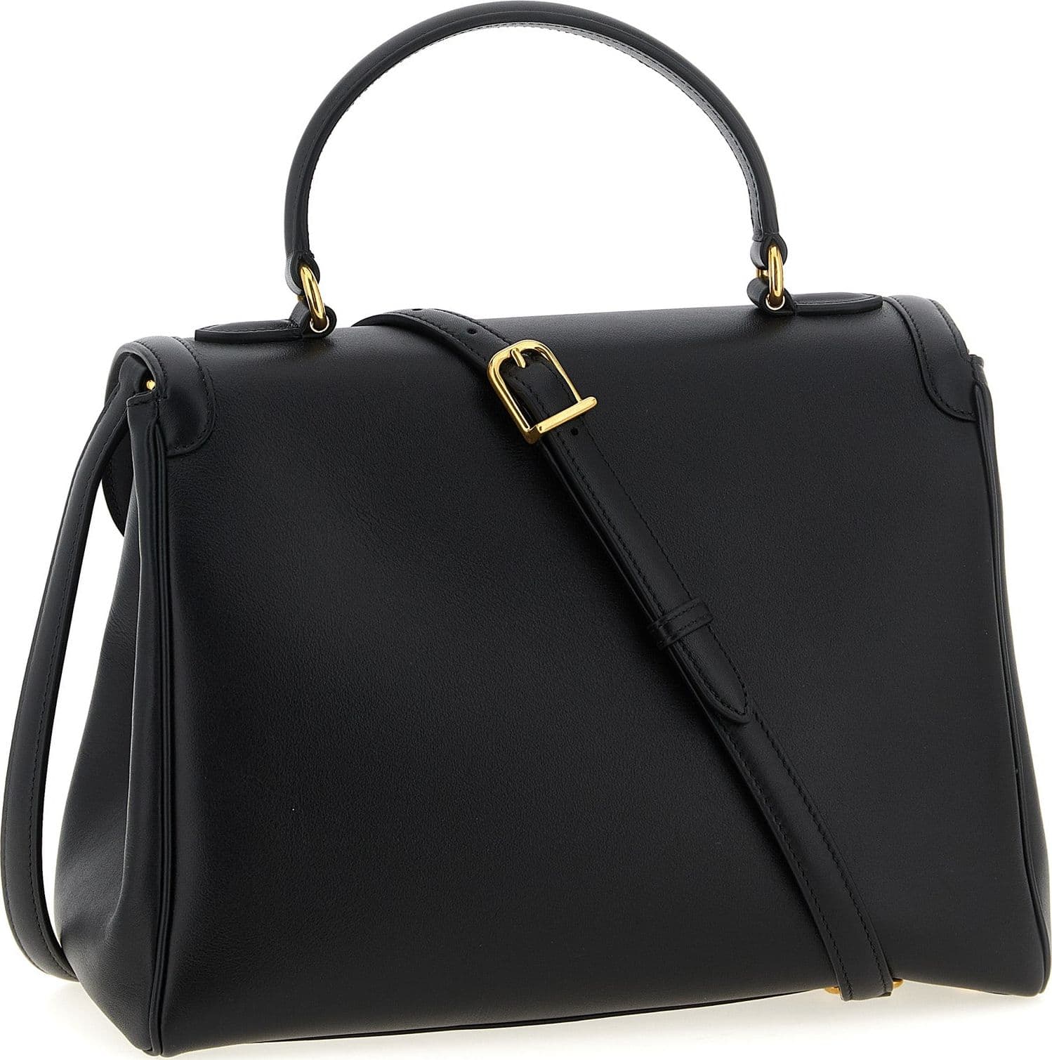 Valentino Garavani Black Calfskin Handbag - 2